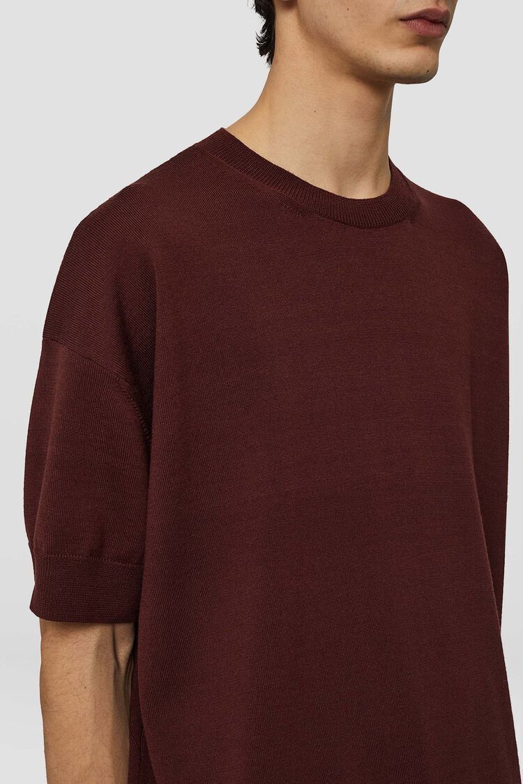 Jil Sander o1w1db10925 CN SS T-Shirt in Brown Size US XL / EU 56 / 4 - 4 Thumbnail