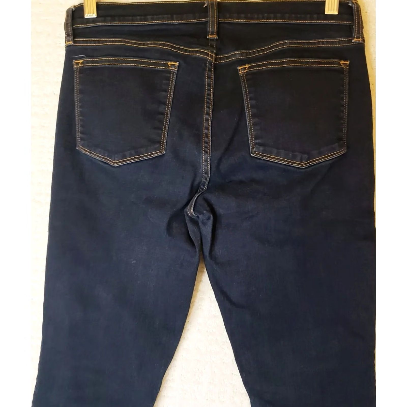 J.Crew J.CREW Women 29x26 Blue Stretch Denim Jeans Straight Ladies Regular Fit New Size 29" - 7 Thumbnail