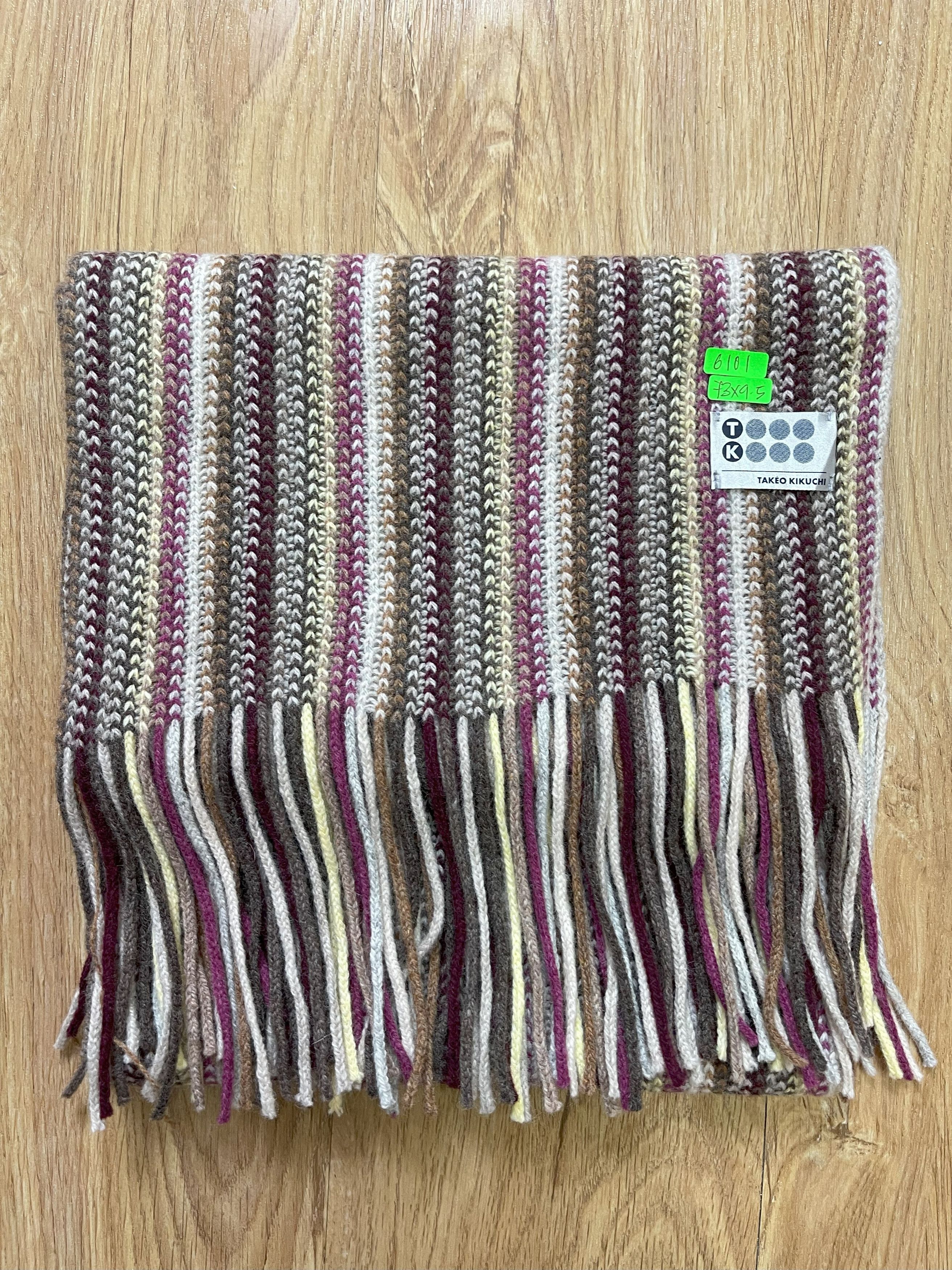 Japanese Brand Vintage Takeo Kikuchi Scarf / Muffler - 6101 Size ONE SIZE - 7 Thumbnail