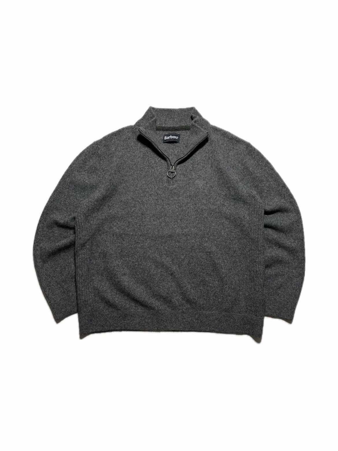 Barbour Barbour Half Zip Wool Sweater Size US L / EU 52-54 / 3 - 1 Thumbnail