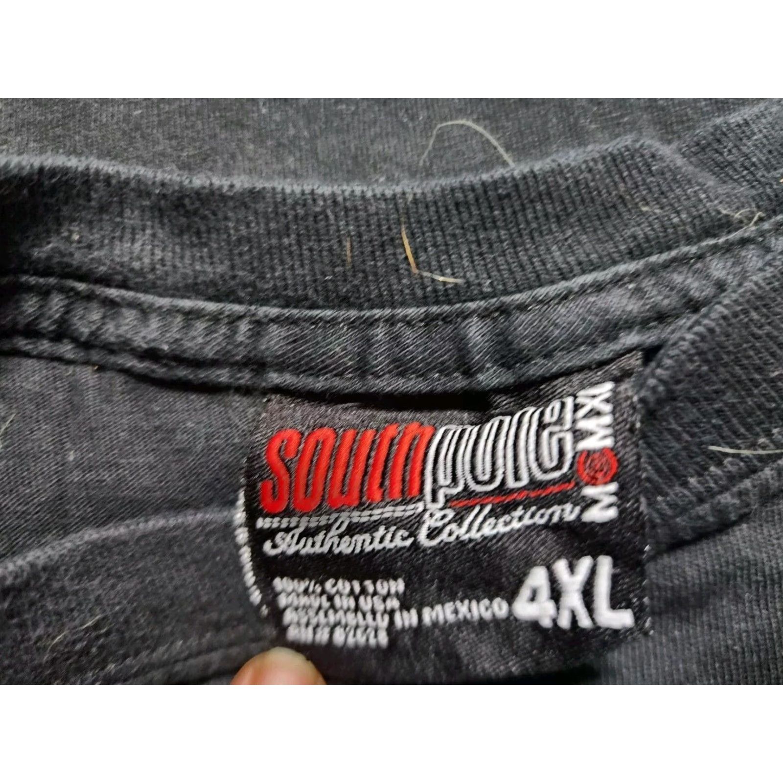 Southpole VINTAGE Southpole T-Shirt Mens Big 4X Black Skull Distressed Cotton Logo Short Sleeve Crew Neck 90s Size US XXL / EU 58 / 5 - 5 Thumbnail