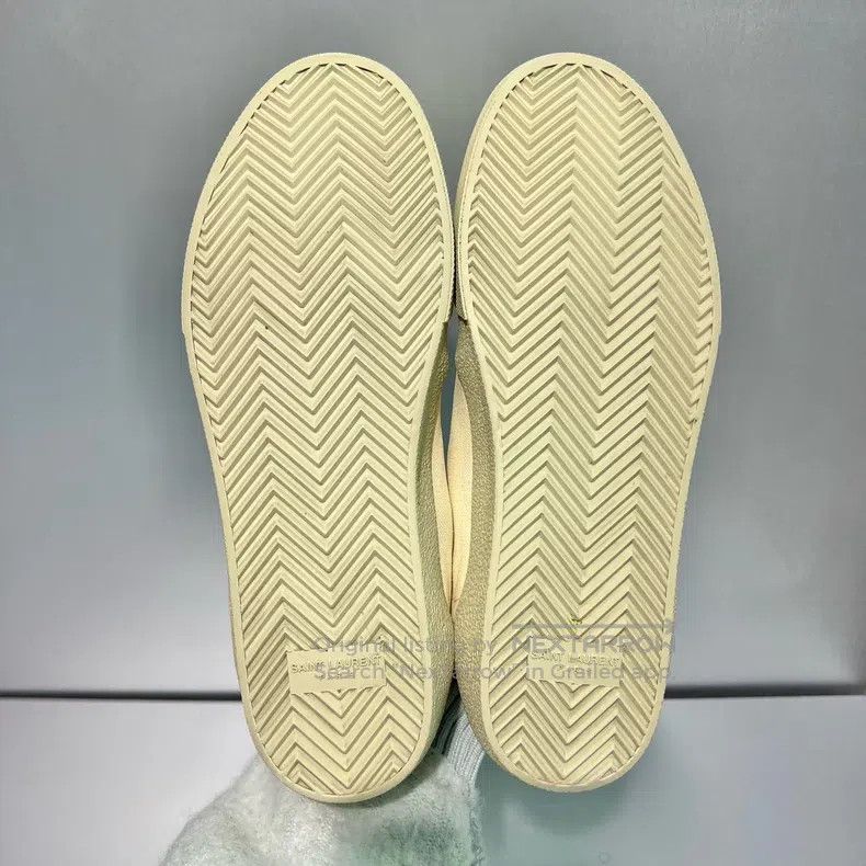 Saint Laurent Paris Saint Laurent Paris Distressed Canvas Shoes Size US 9 / EU 42 - 7 Thumbnail