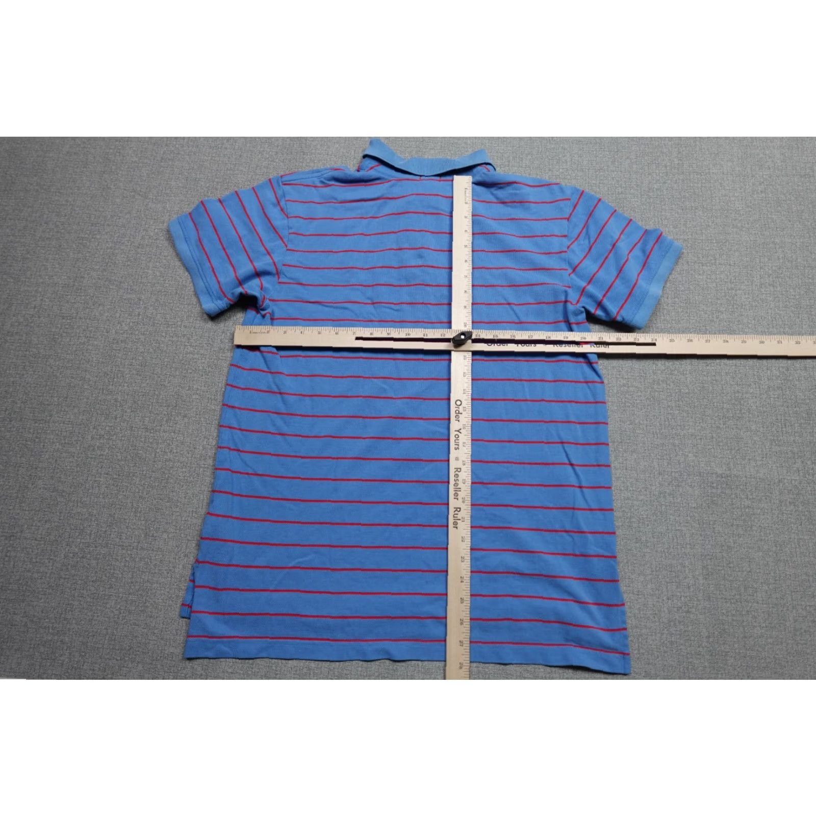 Nike VINTAGE Nike Polo Adult XL Blue Striped Golf Retro Swoosh Stretch Activewear Size US XL / EU 56 / 4 - 5 Thumbnail