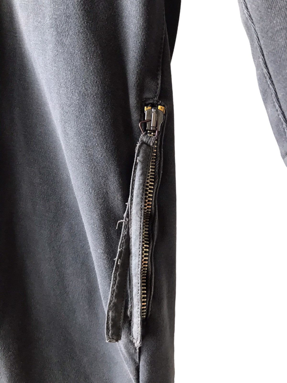 Ilaria Nistri ILARIA NISTRI Gray Fade Full Zipped Long Sweatshirt Hoodies Size S / US 4 / IT 40 - 7 Thumbnail