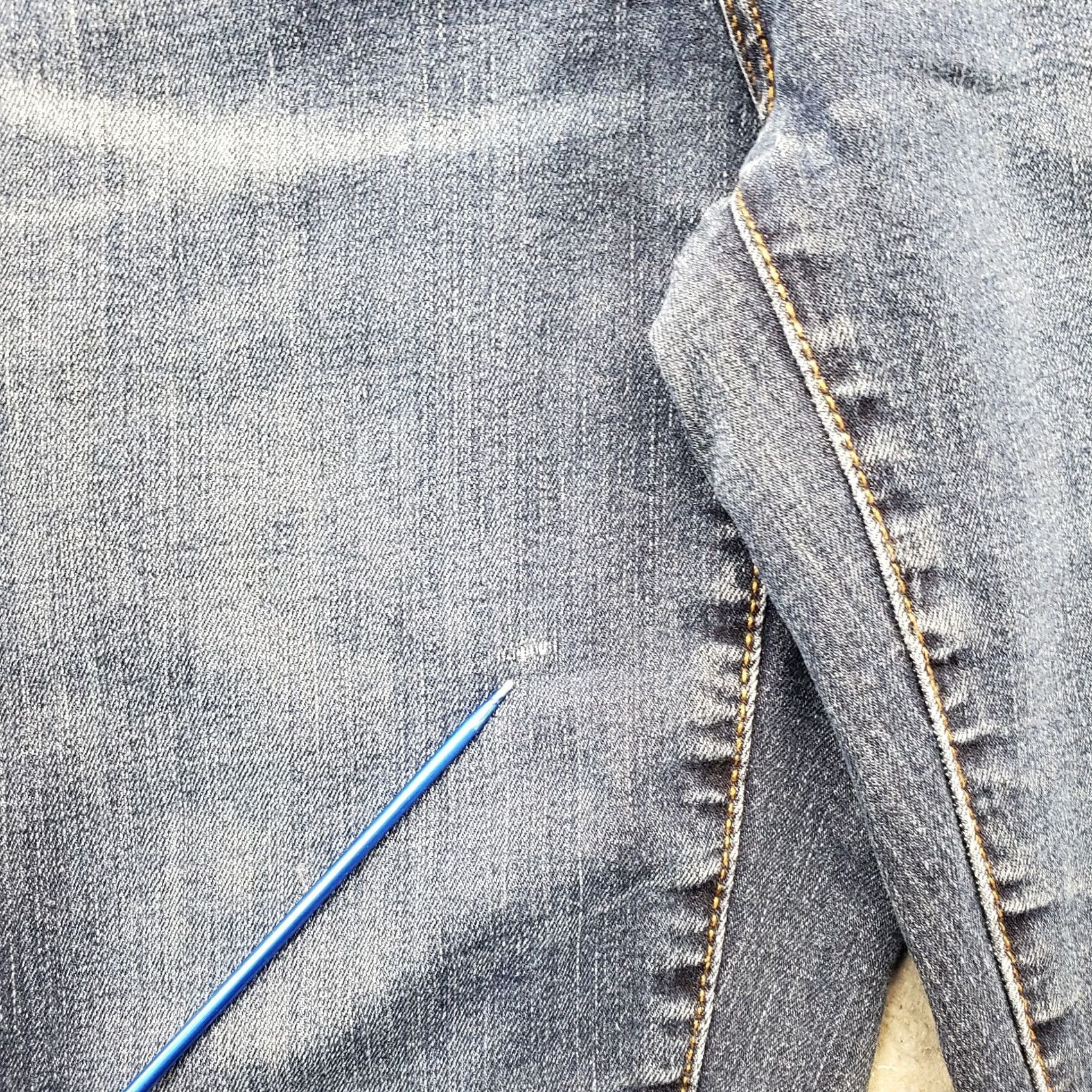 Banana Republic Banana Republic Womens 4 Jeans Blue Denim Skinny 27.75" Inseam 5-Pocket Stretch Slim Curve Size 27" / US 4 / IT 40 - 7 Thumbnail