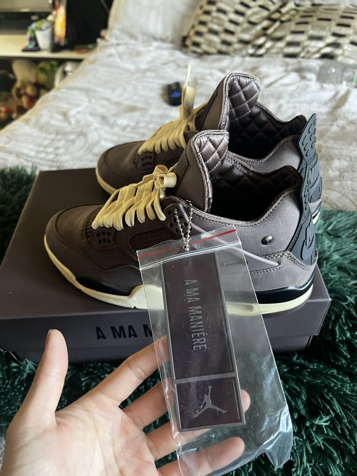 A Ma Maniere × Jordan Brand A Ma Maniére x Air Jordan 4 Retro ‘Violet Ore’ Size 8.5 Size US 8.5 / EU 41-42 - 5 Thumbnail