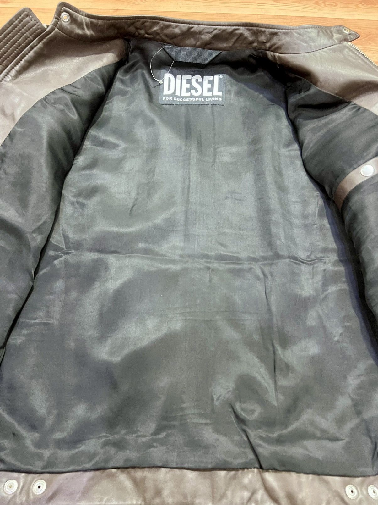 Diesel Diesel leather jacket size L Size US L / EU 52-54 / 3 - 7 Thumbnail