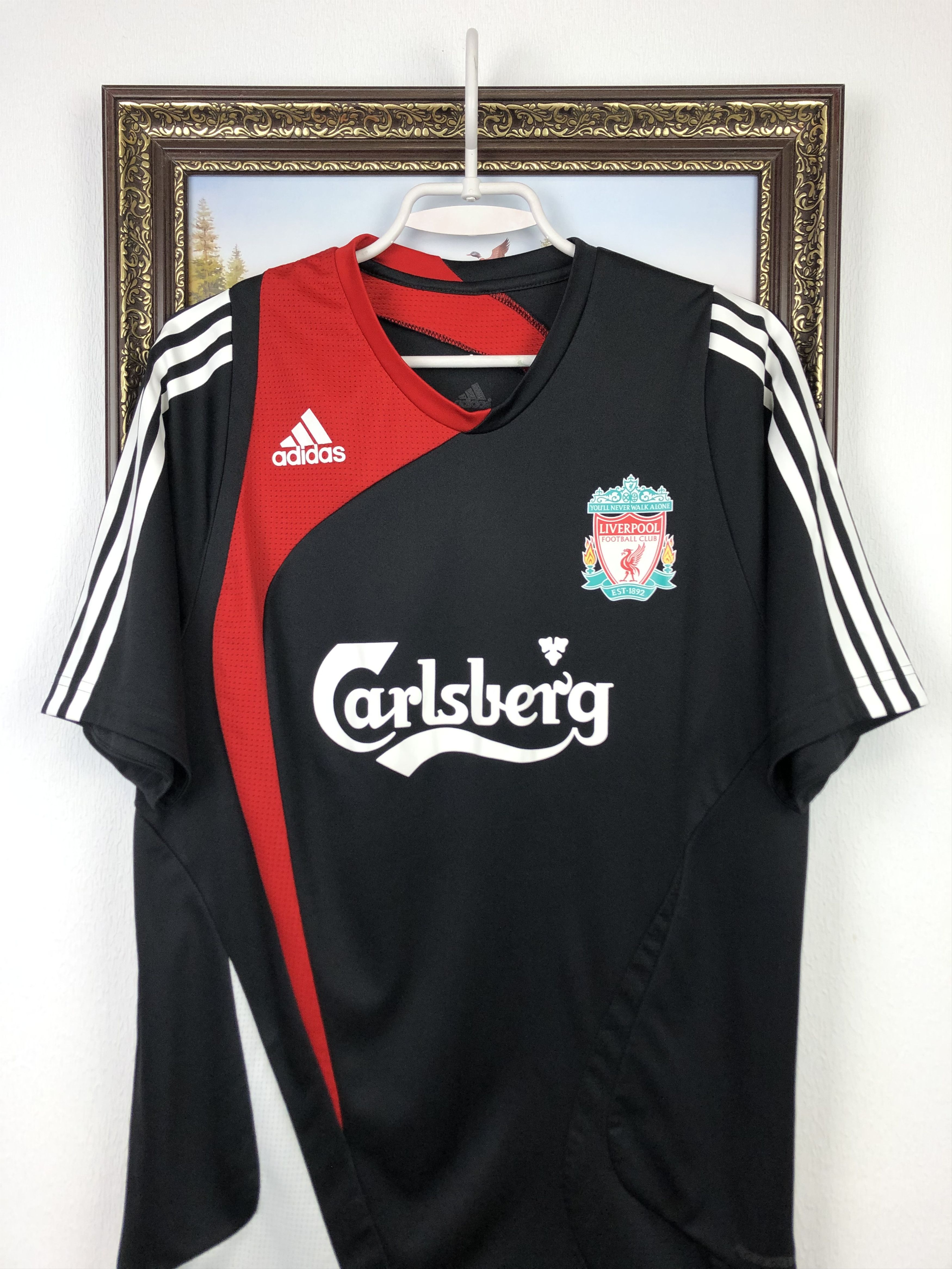 Adidas Vintage Adidas Liverpool Football Train Shirt Soccer Jersey Size US M / EU 48-50 / 2 - 2 Thumbnail