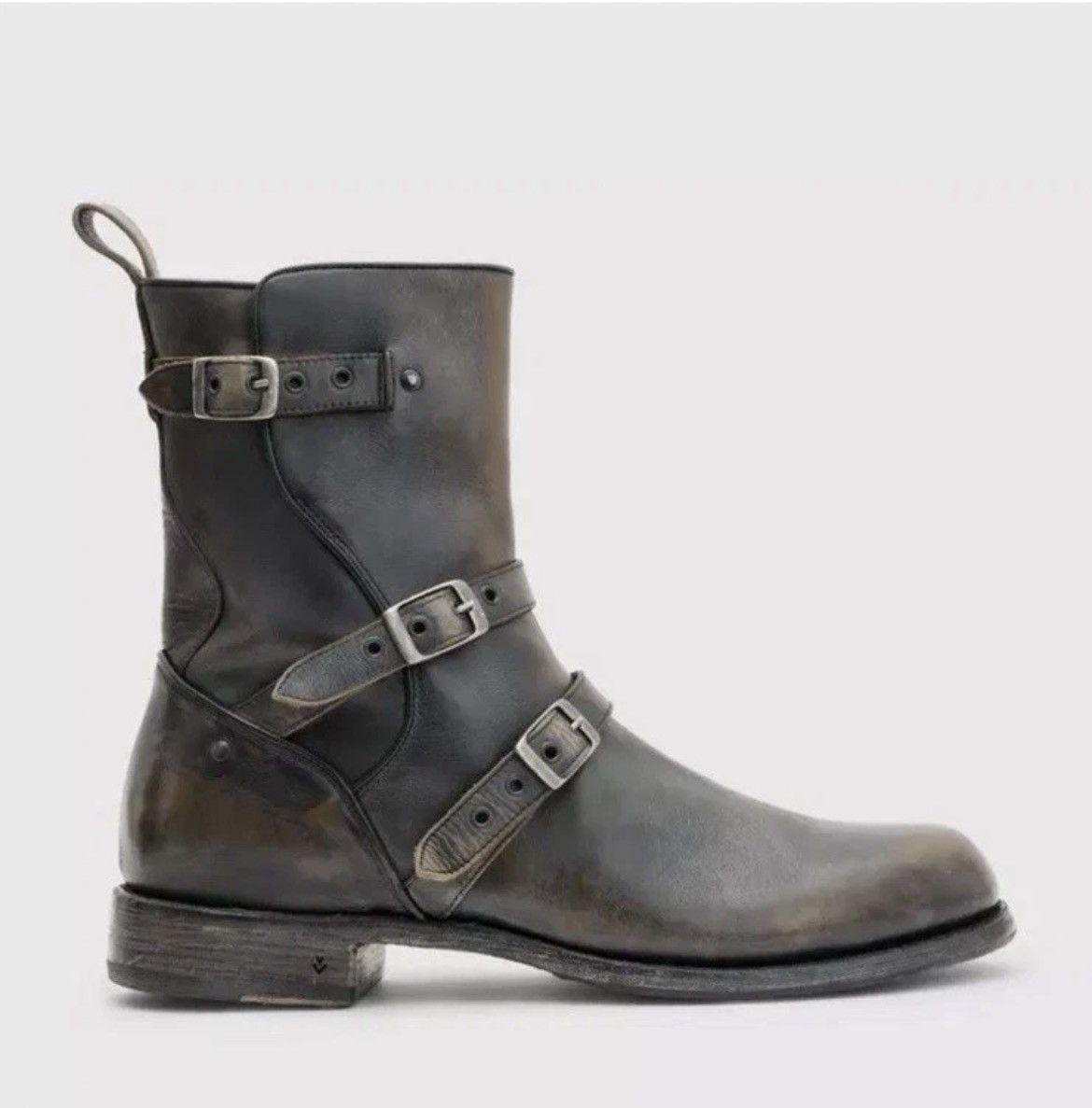 John Varvatos Engineer Moto Triple Buckle Boot 8.5 Size US 8.5 / EU 41-42 - 3 Thumbnail