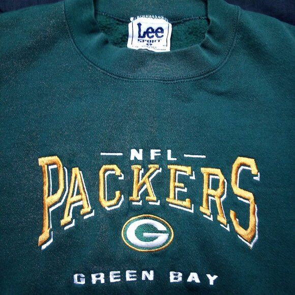 Lee × NFL × Vintage Vintage Lee Green Bay Packers Crewneck Sweatshirt Size US L / EU 52-54 / 3 - 1 Thumbnail