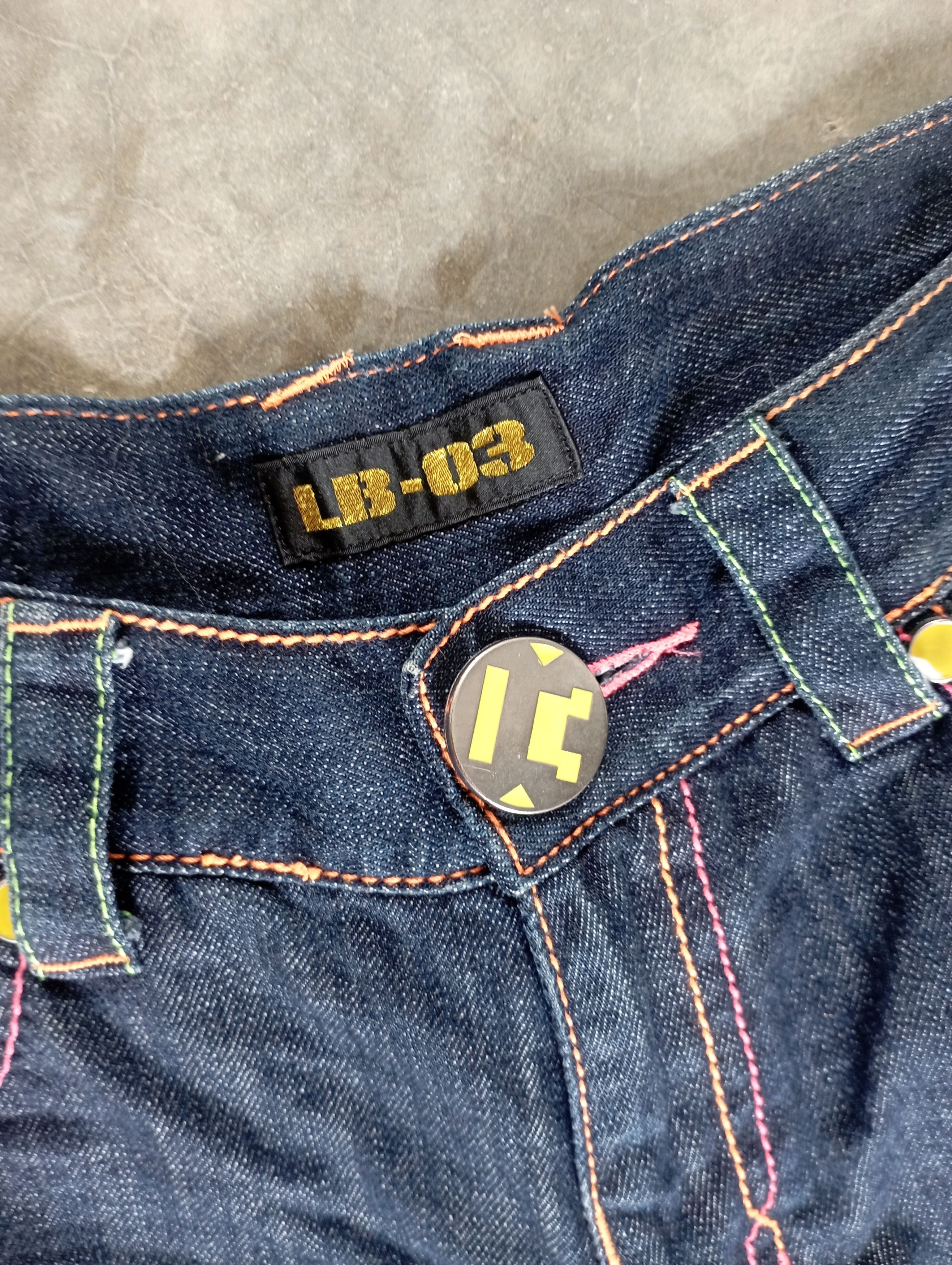 Tornado Mart Flare Jeans Japan Embroidered MultiColour Pockets Size US 27 - 17 Thumbnail