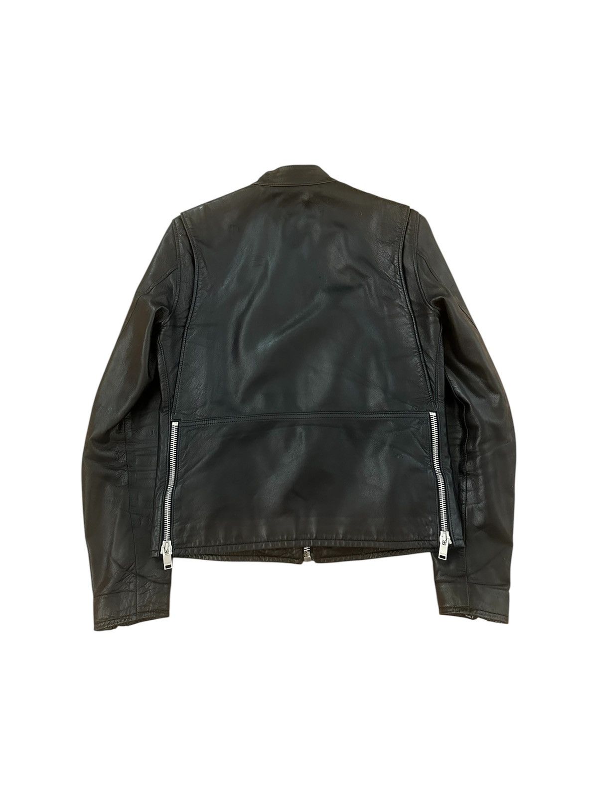 Saint Laurent Paris Saint Laurent FW14 Cafe Racer Leather Jacket Size US S / EU 44-46 / 1 - 8 Thumbnail
