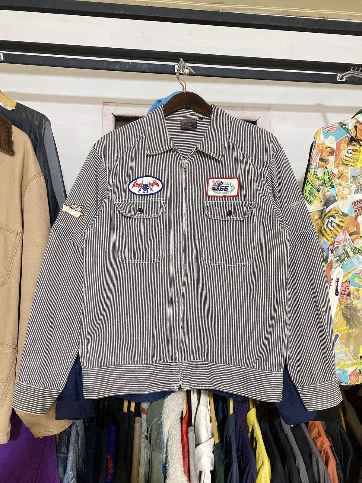 Vans Vintage Vans Hickory Work Jacket Size US M / EU 48-50 / 2 - 1 Thumbnail