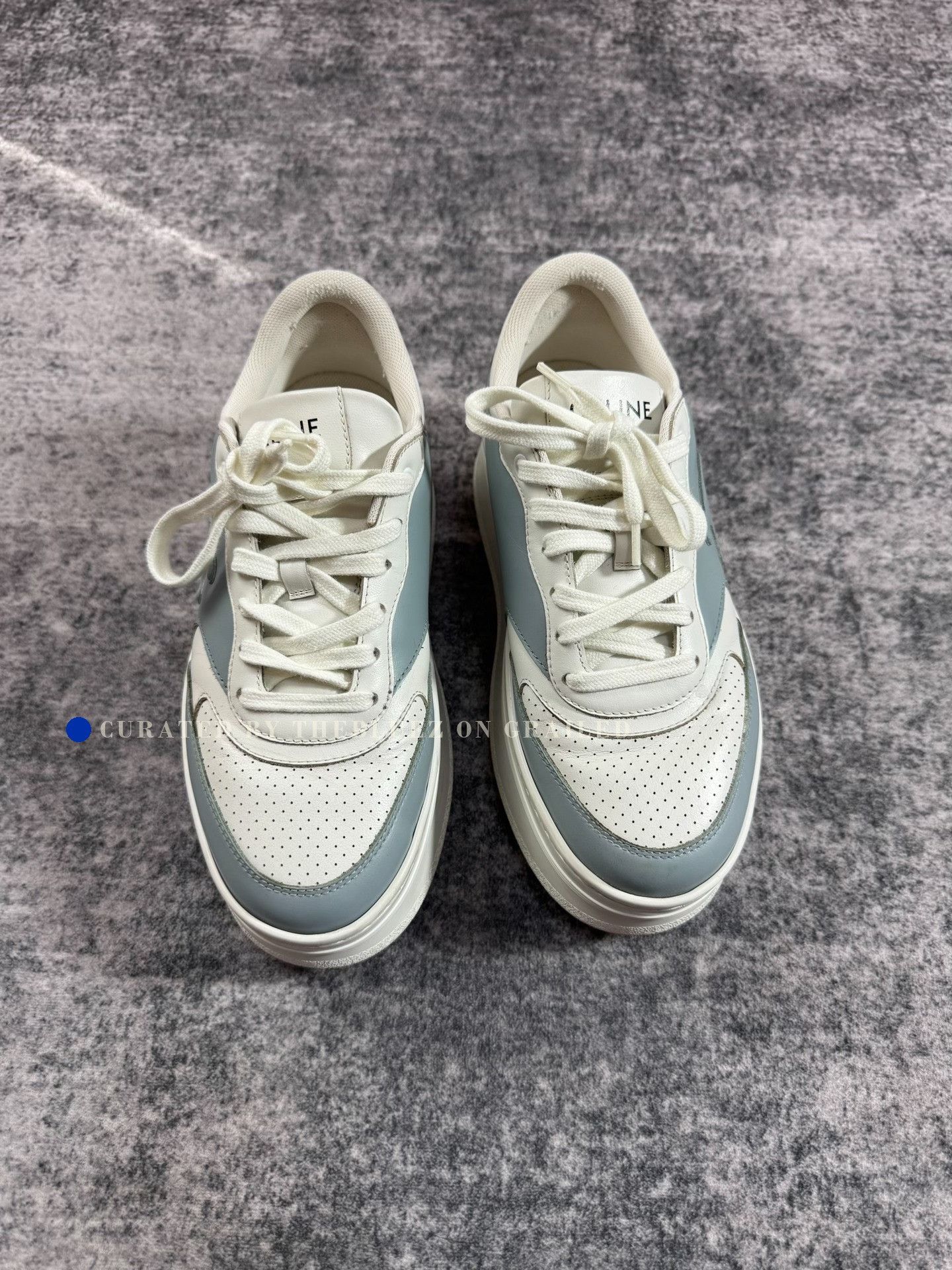 Celine Celine Haze Blue Platform Shoes Size US 5 / IT 35 - 1 Thumbnail