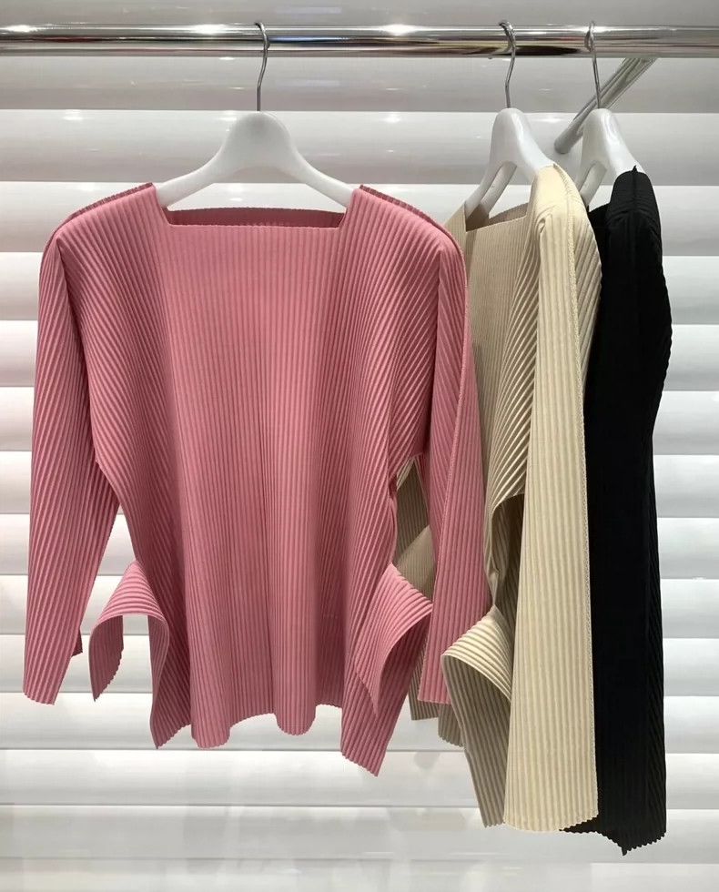 Other Issey Miyake/三宅一生 Pink square-neck top Size M / US 6-8 / IT 42-44 - 9 Thumbnail
