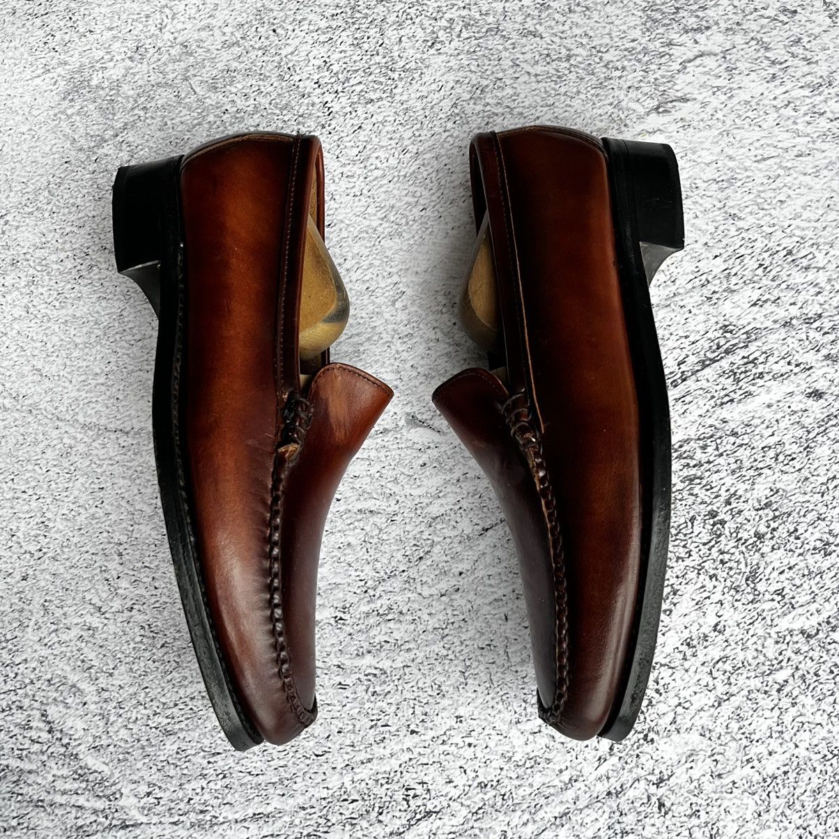 Dexter Shoe Company DEXTER MADE IN USA LOAFERS 7.5 BROWN LEATHER VINTAGE Size US 7.5 / EU 40-41 - 2 Thumbnail