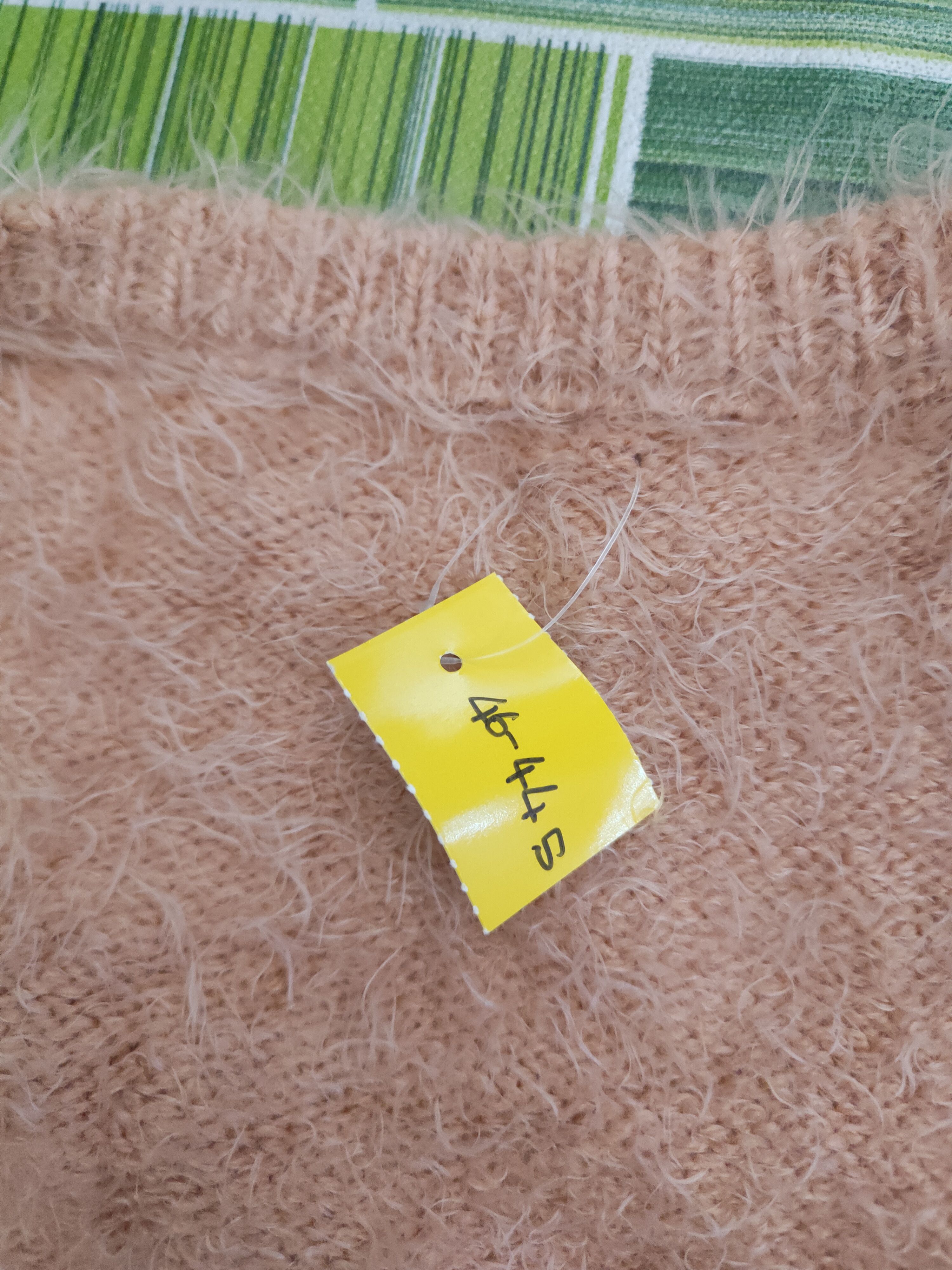 Japanese Brand DL Japanese Brand Orange Fur Mohair Shaggy Knitwear #46-445 Size L / US 10 / IT 46 - 12 Thumbnail