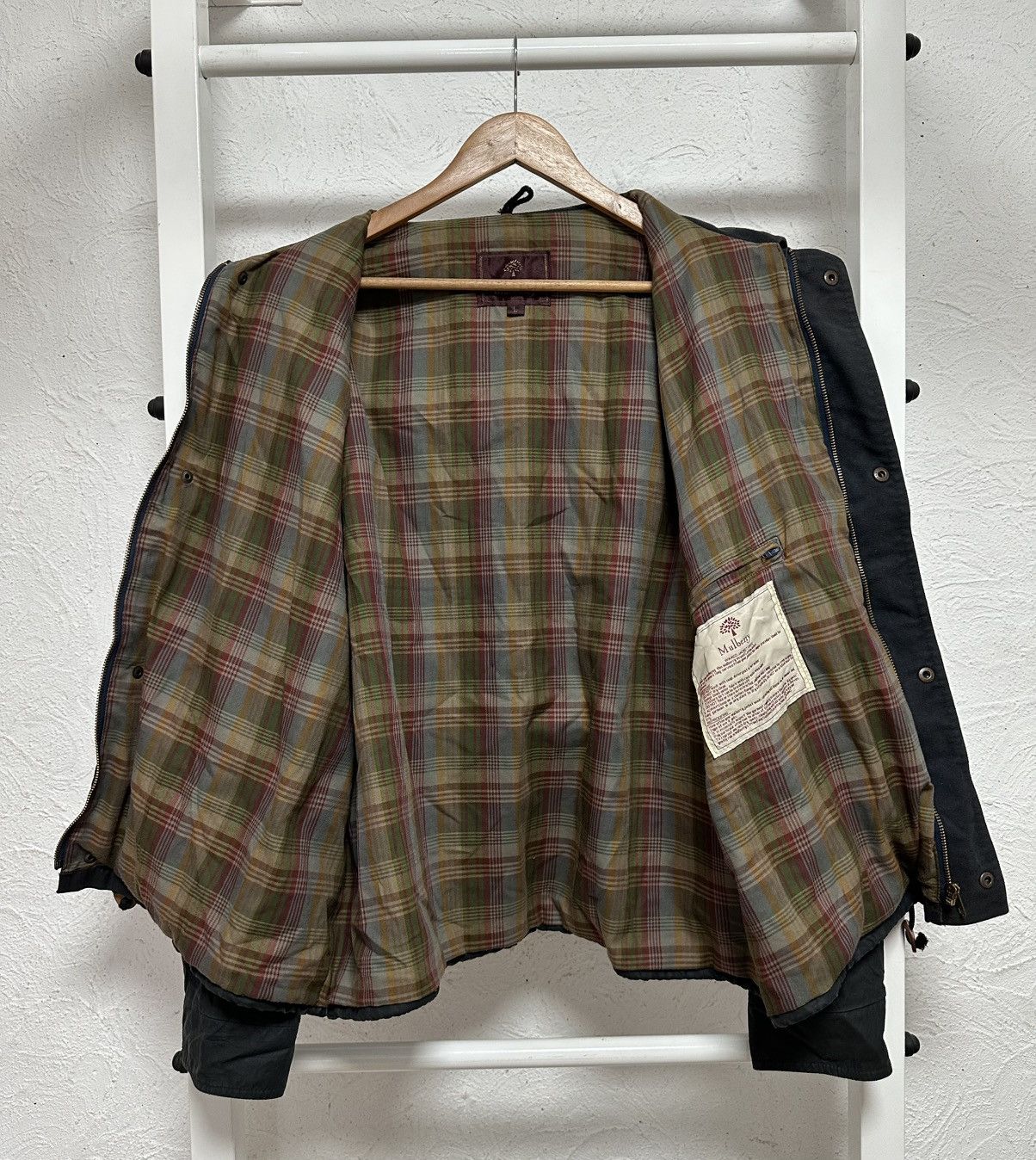 Mulberry Men’s Wax Mulberry Vintage Bomber Jacket Size L Size US L / EU 52-54 / 3 - 8 Thumbnail