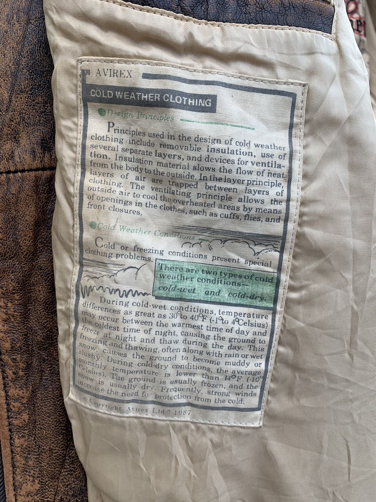 Avirex Avirex distressed thrashed leather flight jacket Size US L / EU 52-54 / 3 - 17 Thumbnail