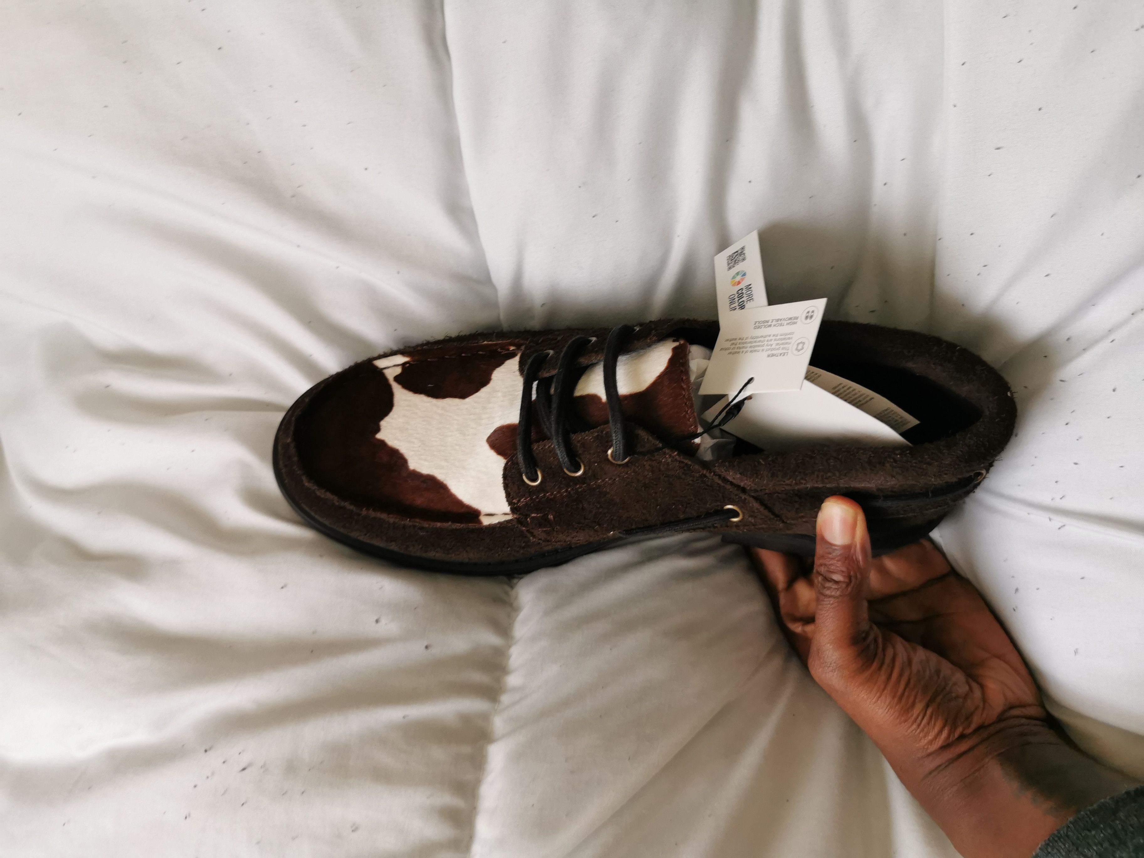 Zara Zara Animal print leather deck shoes size UK 11 Size US 8 / EU 41 - 6 Thumbnail