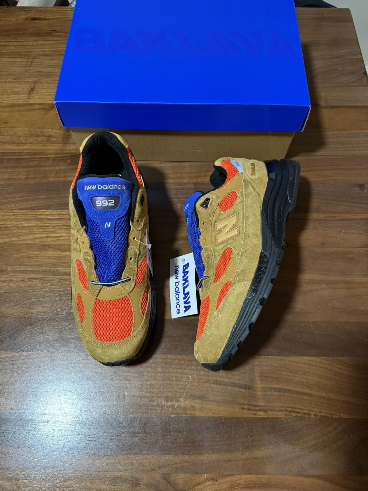 Action Bronson × New Balance New Balance x Action Bronson Made in USA 992 Tiger Eye Sz 11 Size US 11 / EU 44 - 1 Thumbnail