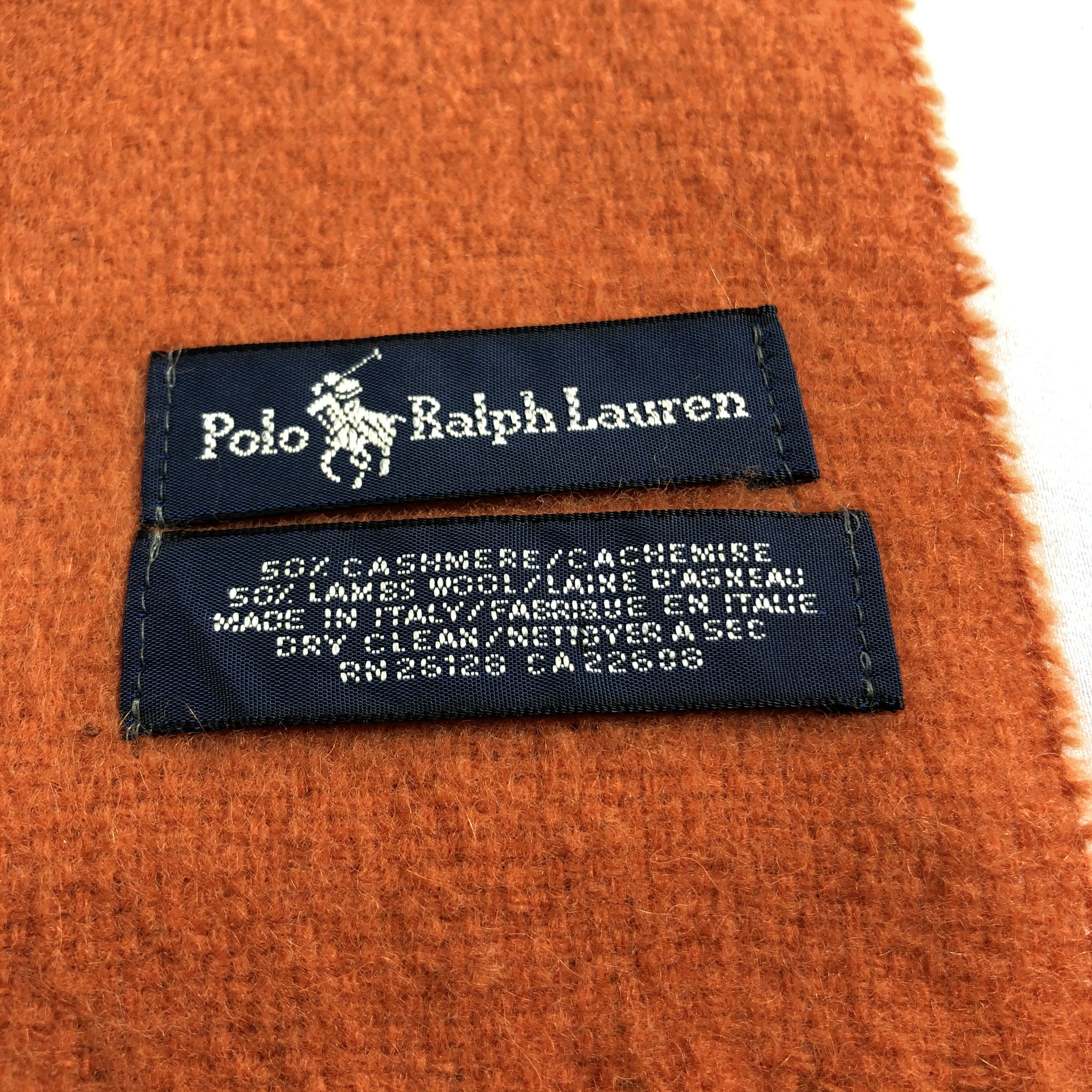 Polo Ralph Lauren Polo Ralph Lauren Cashmere/Wool Scarf Muffler Neckwear V2397 Size ONE SIZE - 5 Thumbnail
