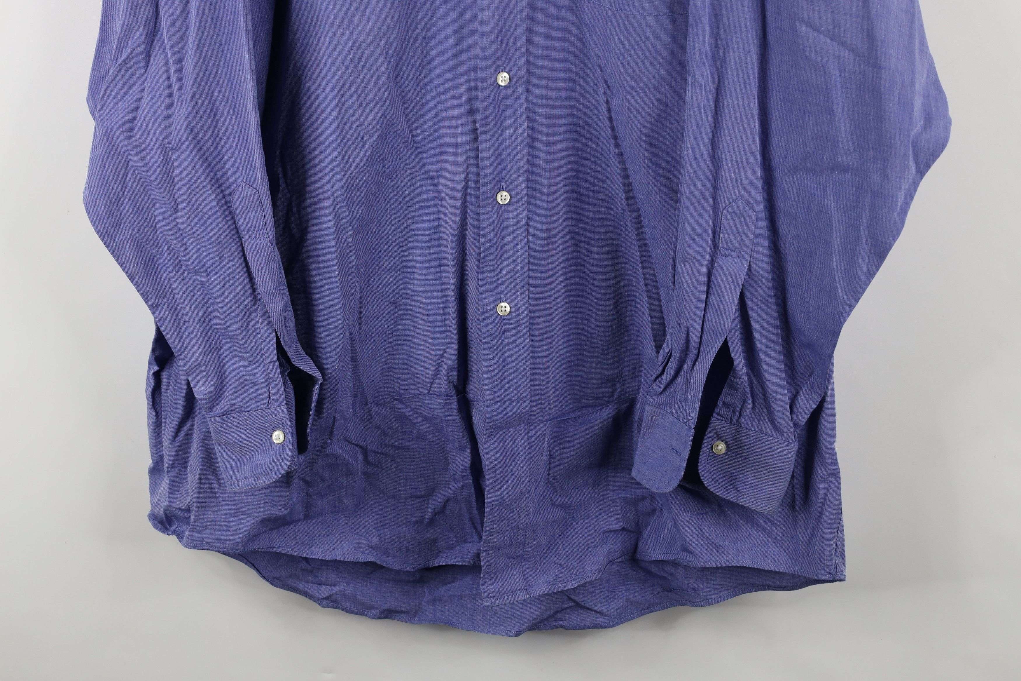 Brooks Brothers × Vintage Vintage 90s Brooks Brothers Cotton Button Down Shirt Size US L / EU 52-54 / 3 - 3 Thumbnail