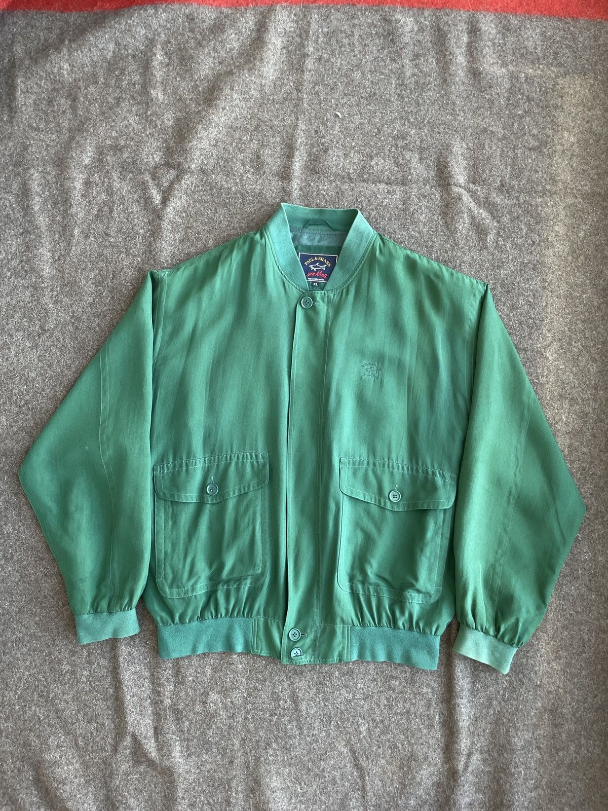 Paul & Shark Paul & Shark Yachting Silk Bomber Jacket Size US XL / EU 56 / 4 - 1 Thumbnail
