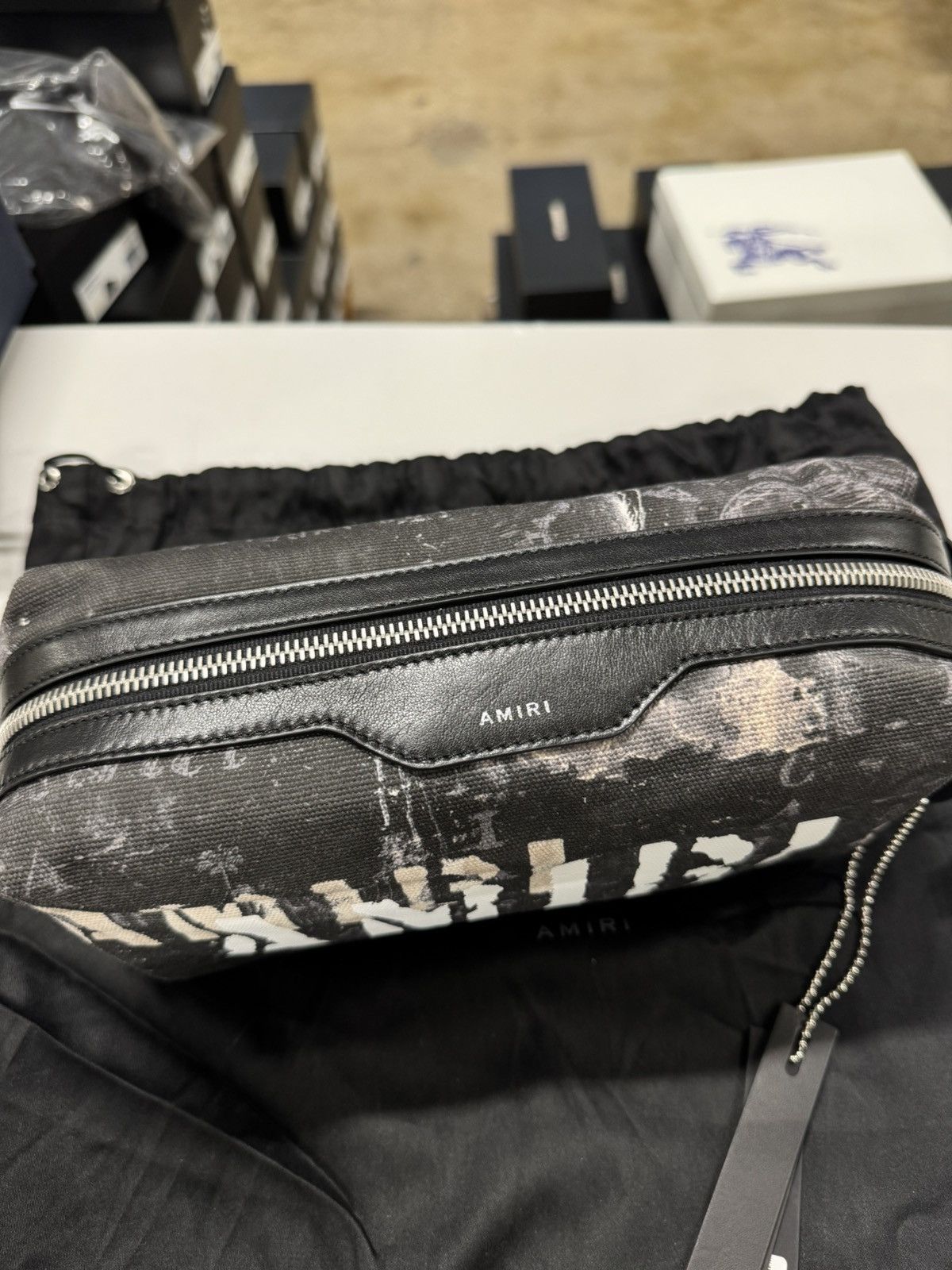 Amiri Amiri Stencil Toiletry Bag NEW 800$ Size ONE SIZE - 2 Thumbnail
