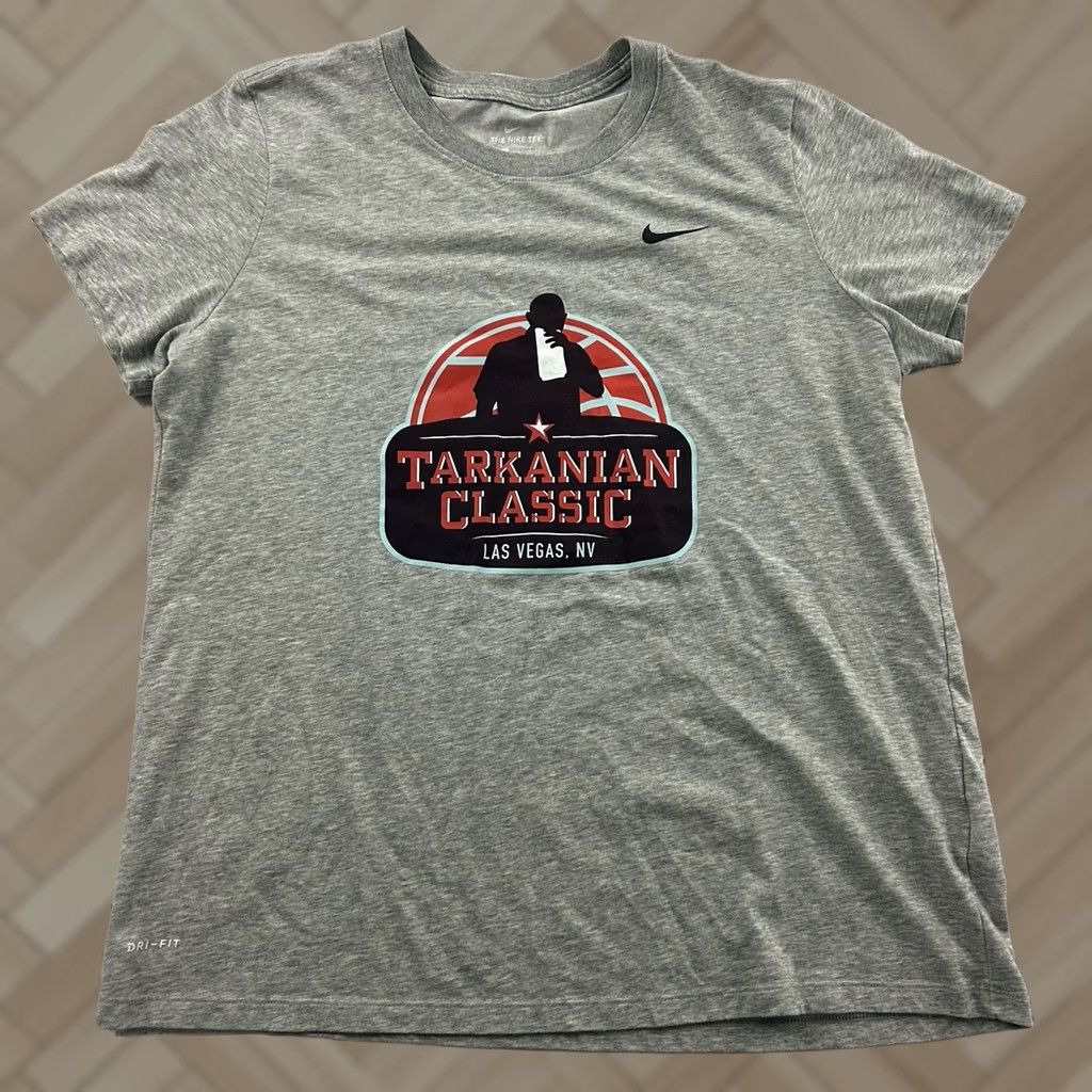 Nike Nike Dri-Fit Tarkanian Classic Athletic Short Sleeve T Shirt Women's XL Gray Size XL / US 12-14 / IT 48-50 - 1 Thumbnail