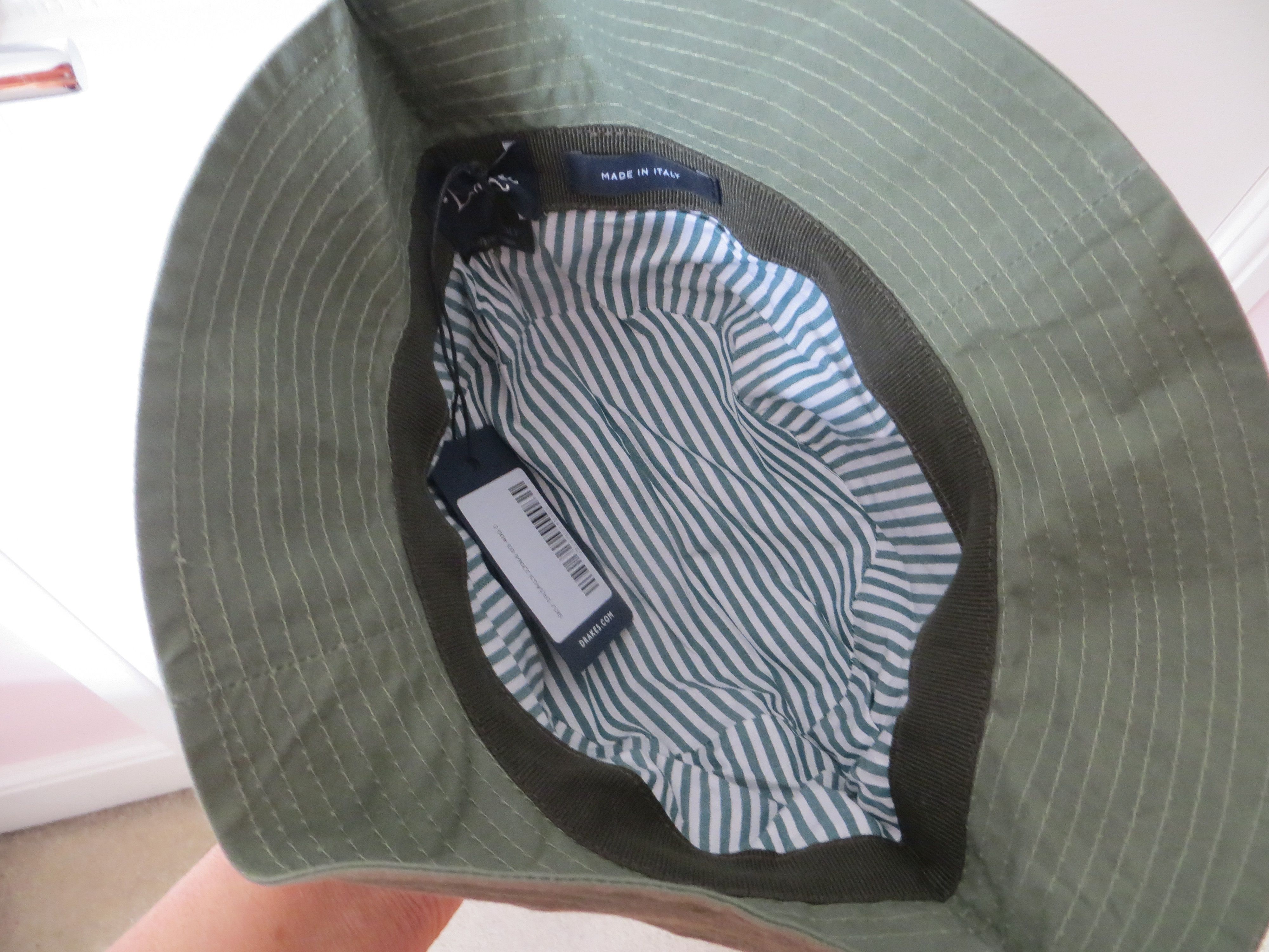 Drake's waxed bucket hat size s Size ONE SIZE - 2 Thumbnail