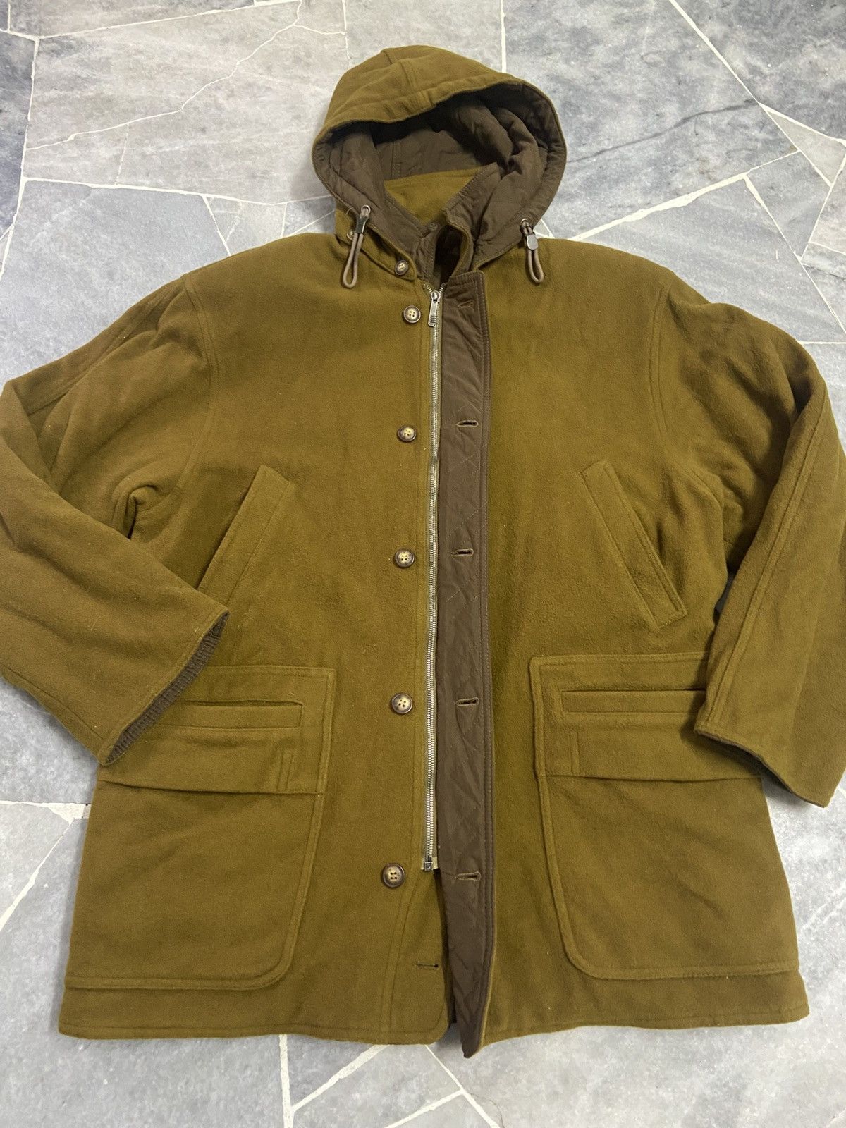 Givenchy Vintage Givenchy Gentleman Reversible Quilted Wool jacket Size US L / EU 52-54 / 3 - 10 Thumbnail