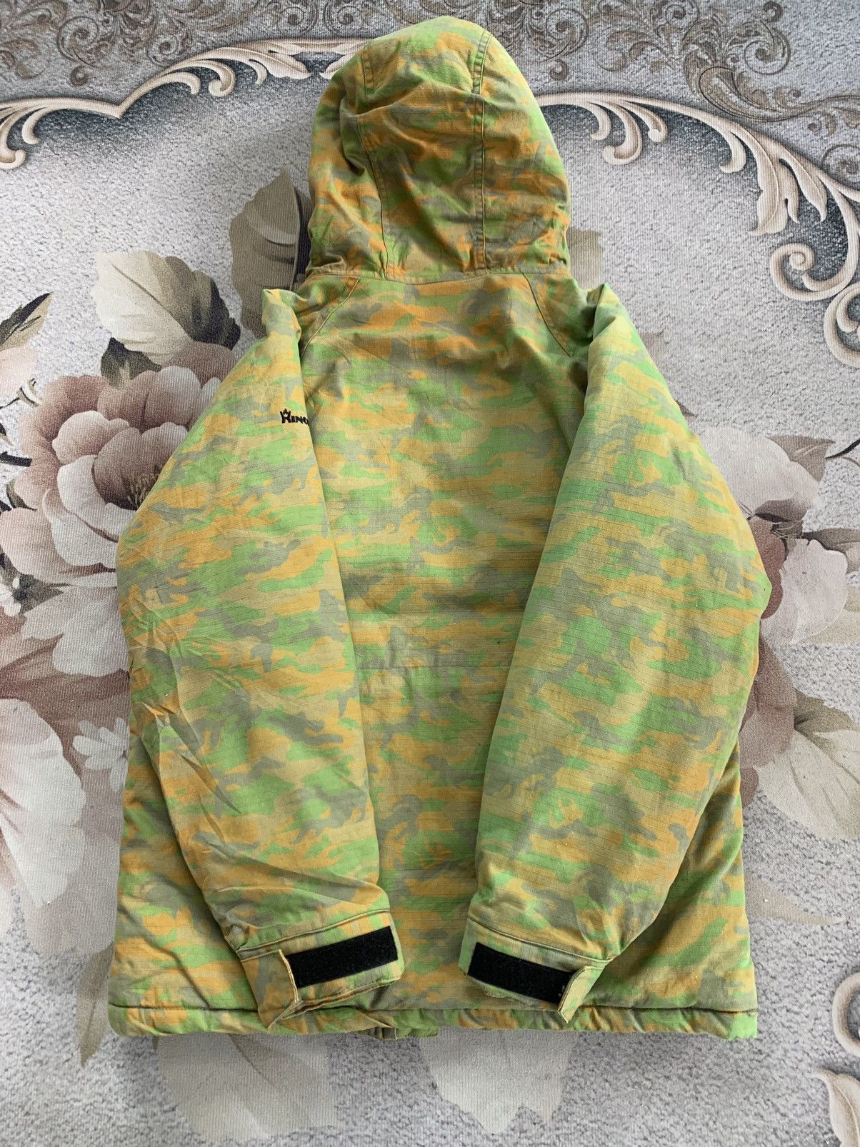 Japanese Brand Kriff Mayor Camo Fire Wood World Wide Camp Jacket Hooded Size US S / EU 44-46 / 1 - 11 Thumbnail