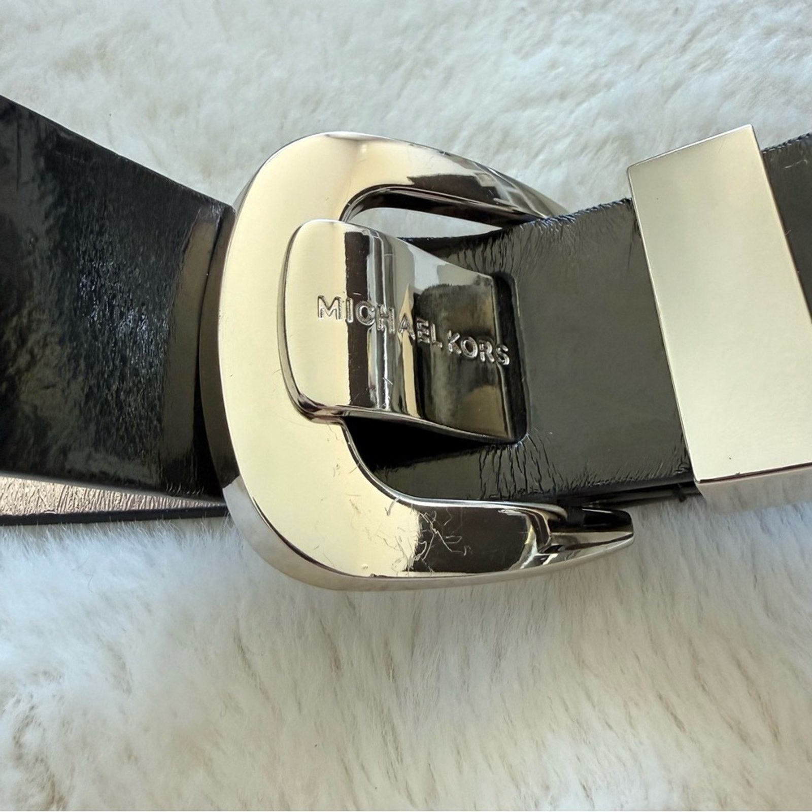 Michael Kors Michael Kors women black belt size 36 inches Size ONE SIZE - 3 Thumbnail