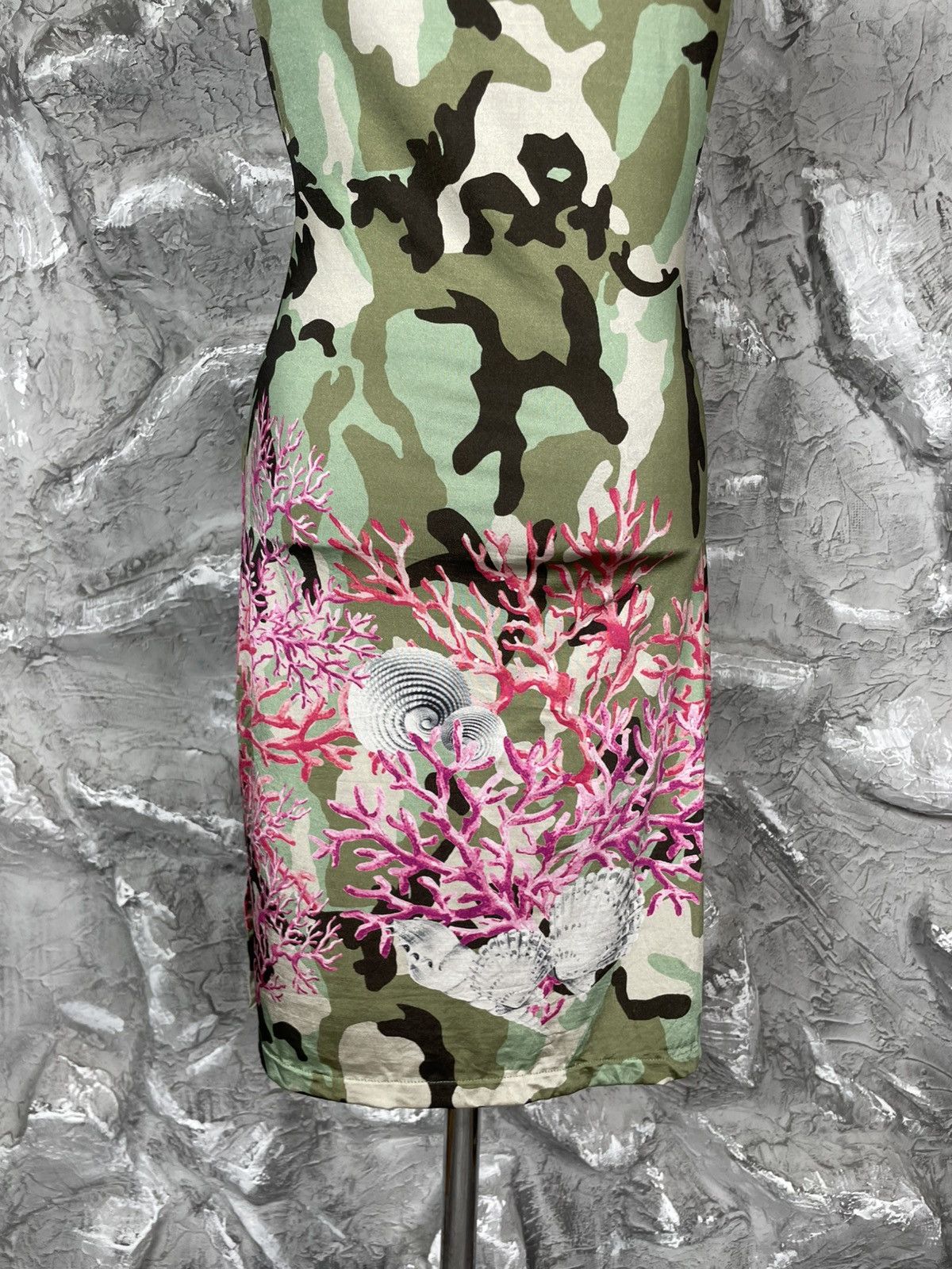 Blumarine Bluemarine Rare Vintage Dress Camo / Corrals Pattern Y2K Size S / US 4 / IT 40 - 6 Thumbnail