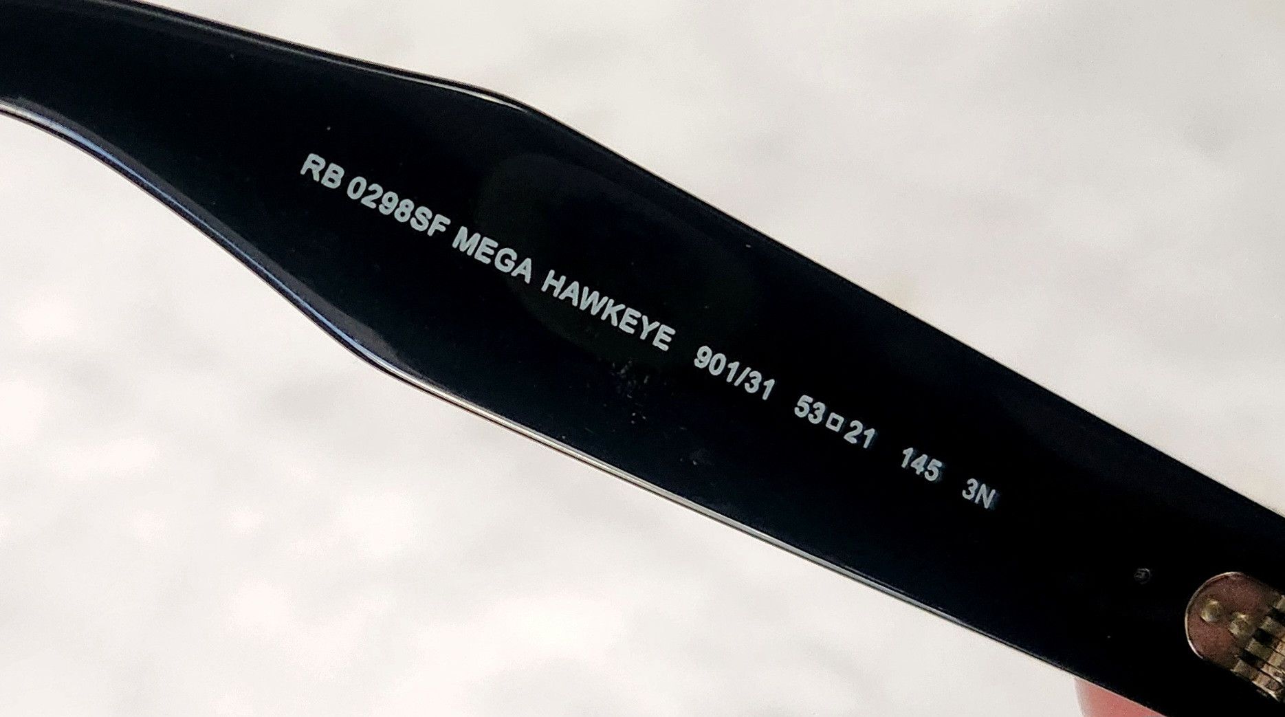 RayBan Ray-Ban Mega Hawkeye Eyeglasses RB 0298SF 901/31 Frames only Size ONE SIZE - 11 Thumbnail