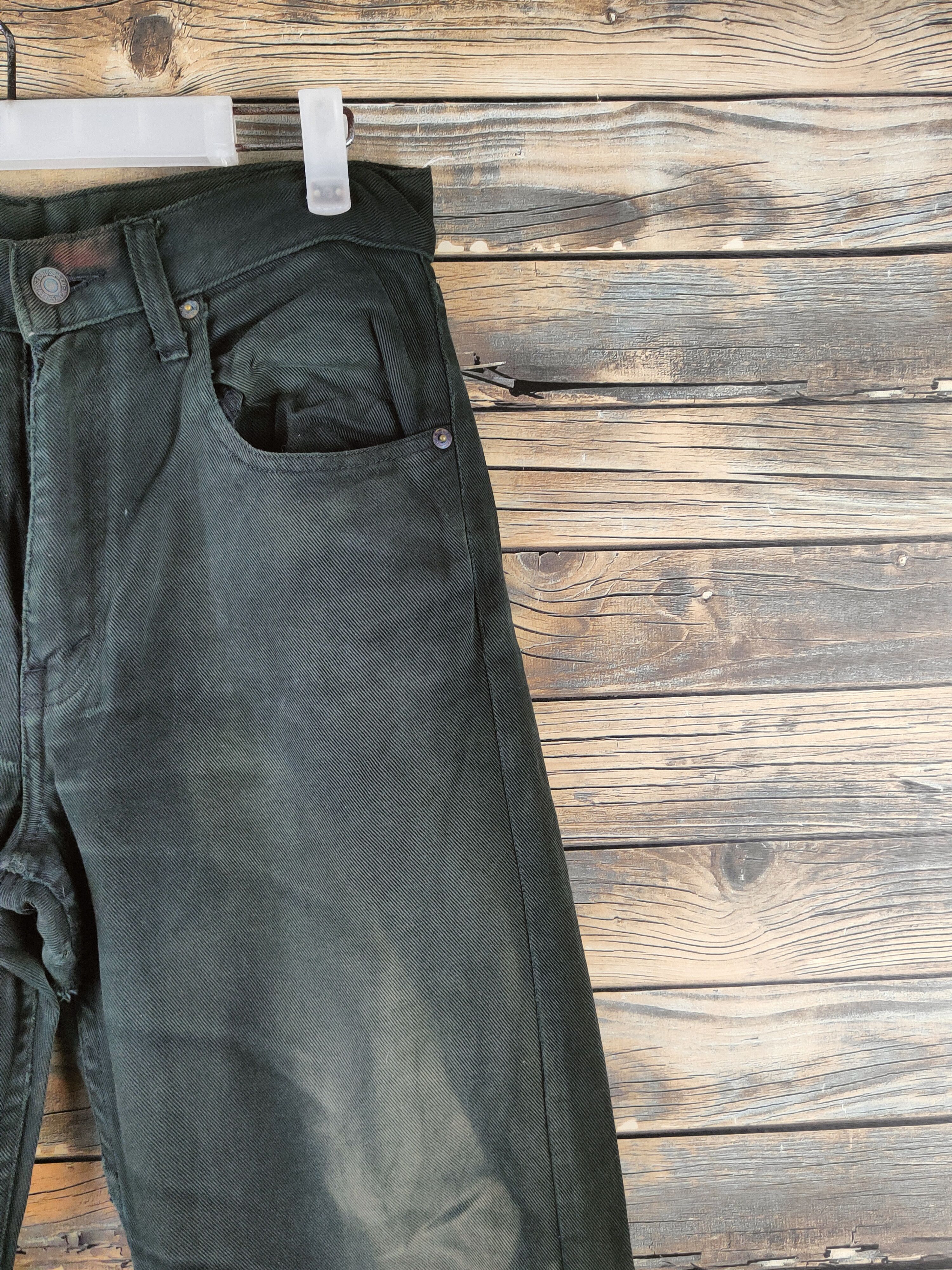 Levi's Levi's Black Distressed ripped vintage denim Jeans #S2819 Size US 30 / EU 46 - 5 Thumbnail
