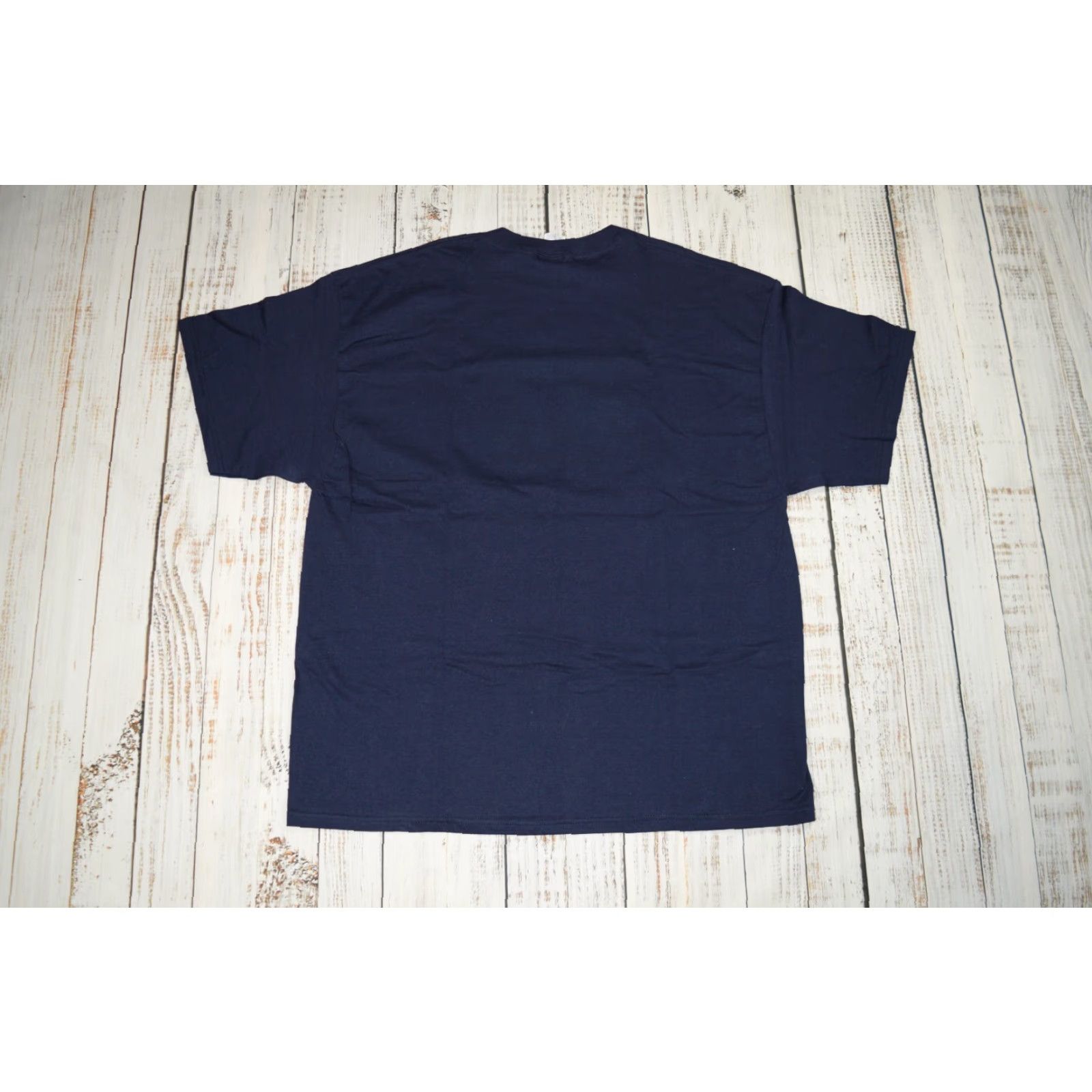 Vintage VINTAGE DELTA PRO WEIGHT BUSH'S AMERICA TEE 2XL NAVY BLUE POLITICAL INFLATION GAS 90s Mens Size US XXL / EU 58 / 5 - 5 Thumbnail