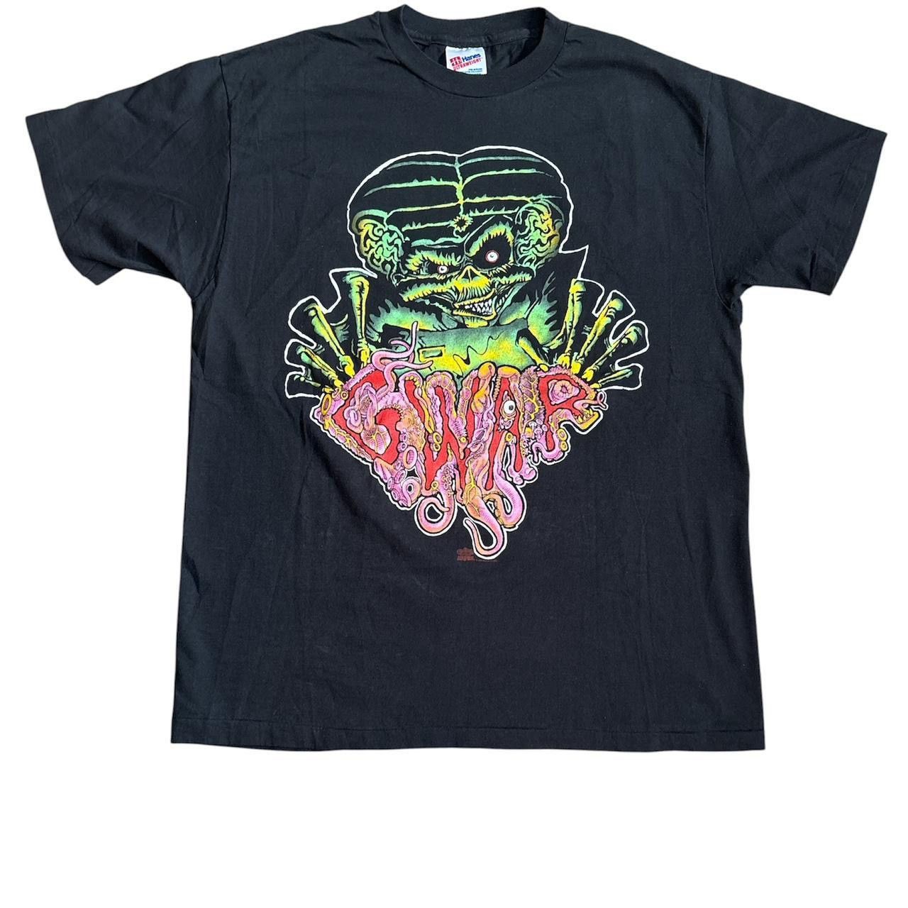 Hanes Gwar Vintage 1994 I Died On The Flesh Column T Shirt Size US XL / EU 56 / 4 - 1 Thumbnail