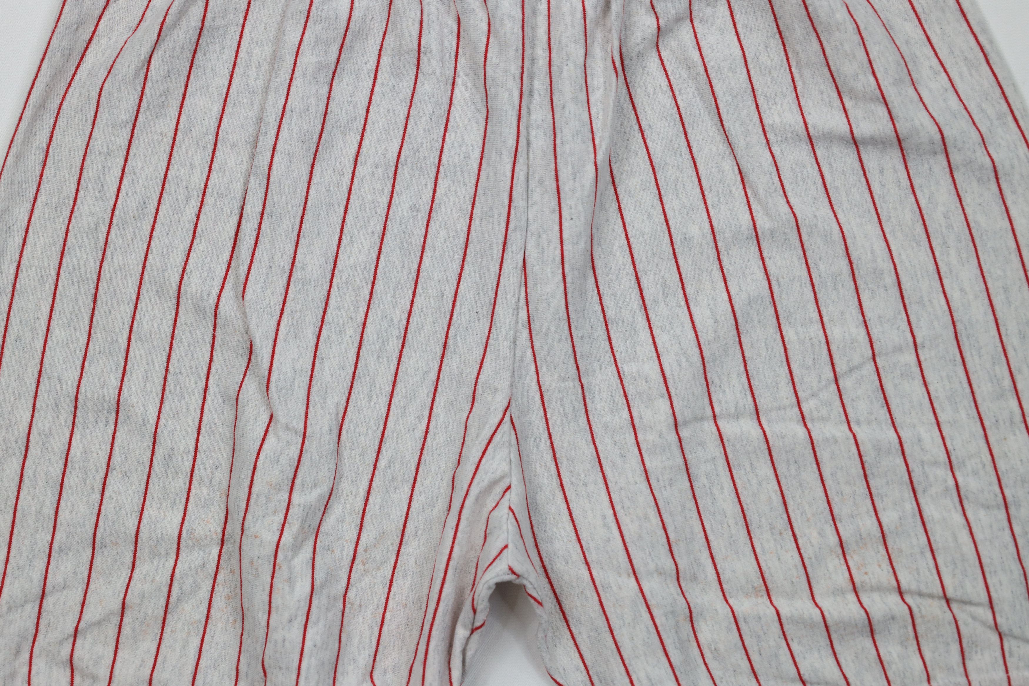 Vintage Vintage 90s Streetwear Layered Pinstriped Shorts Cotton USA Size US 32 / EU 48 - 3 Thumbnail