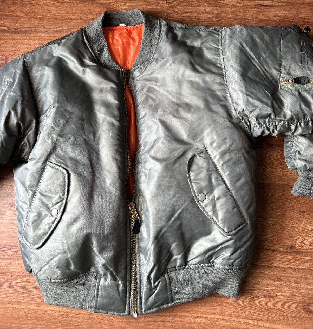 Japanese Brand RIOT VINTAGE ROTHCO MA-1 BOMBER JACKET Size US M / EU 48-50 / 2 - 1 Thumbnail
