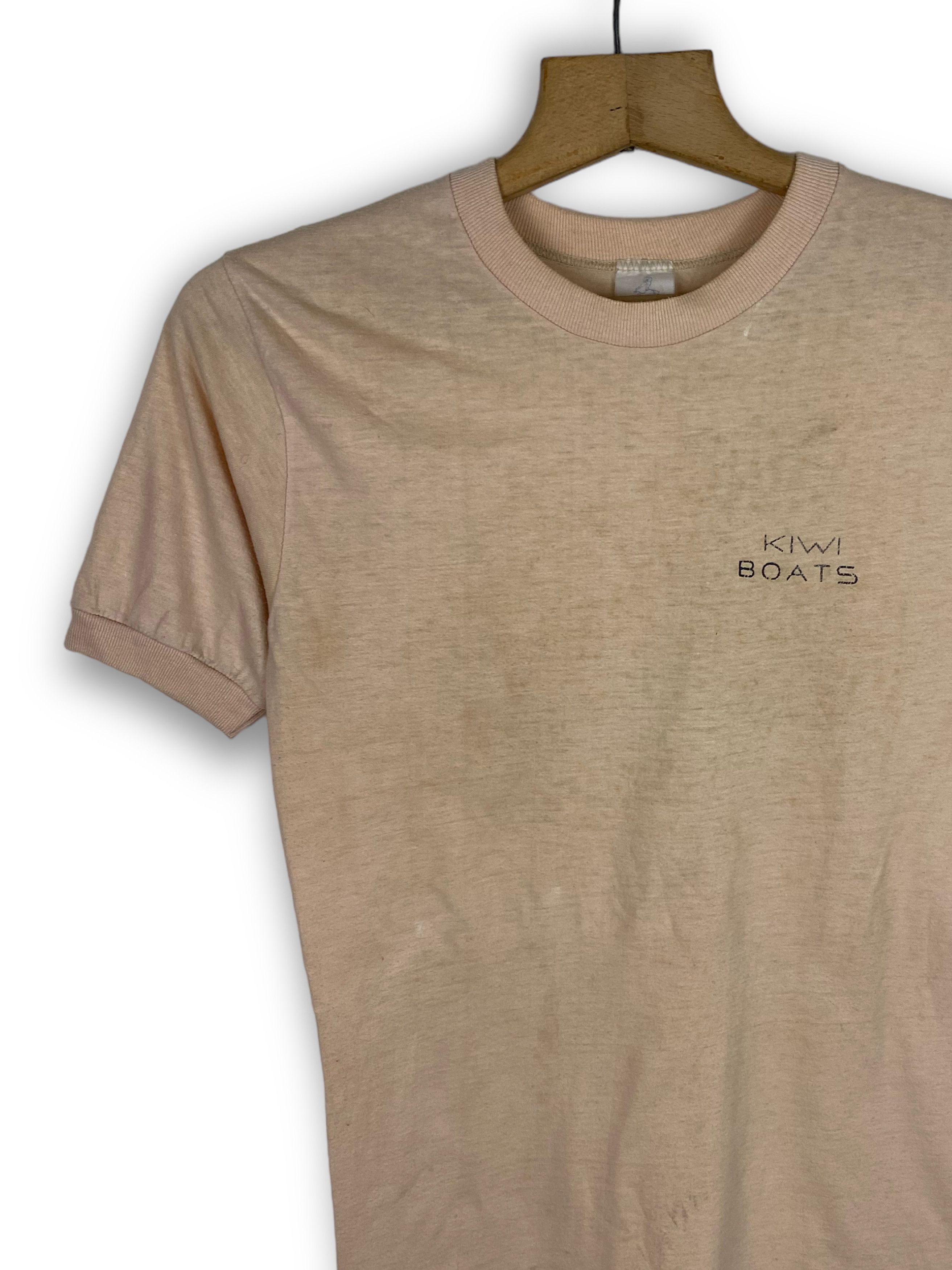 Vintage 90s Vintage KIWI BOATS Distressed Surf T-Shirt M506 Size US S / EU 44-46 / 1 - 4 Thumbnail