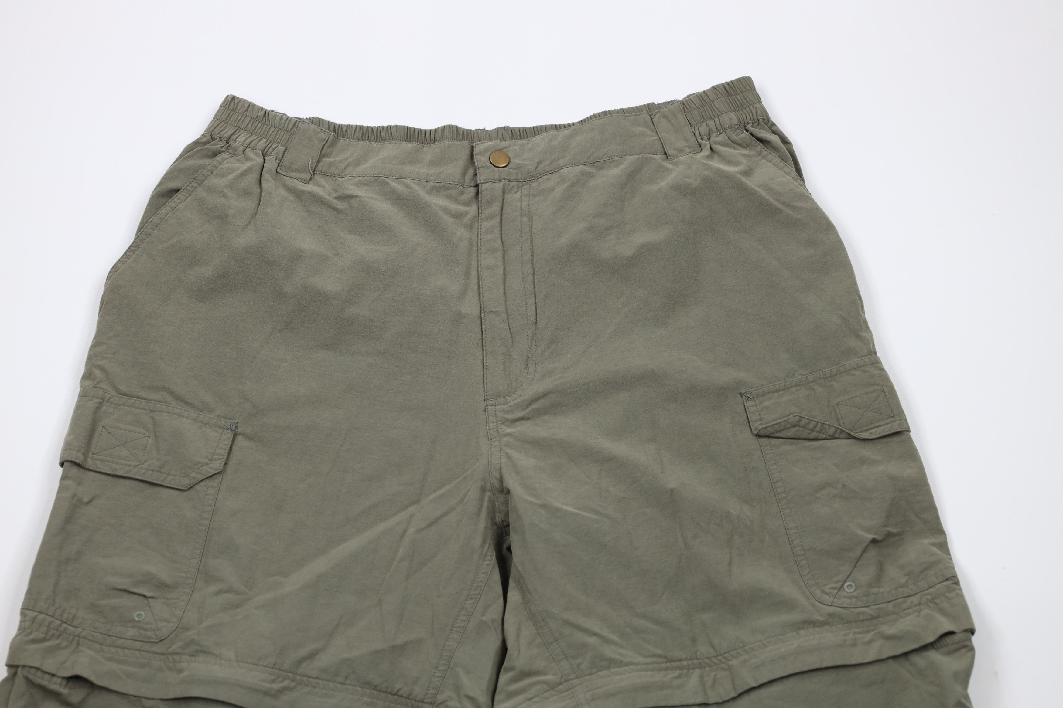 Vintage Vintage 90s Streetwear Wide Leg Convertible Cargo Pants Size US 34 / EU 50 - 2 Thumbnail