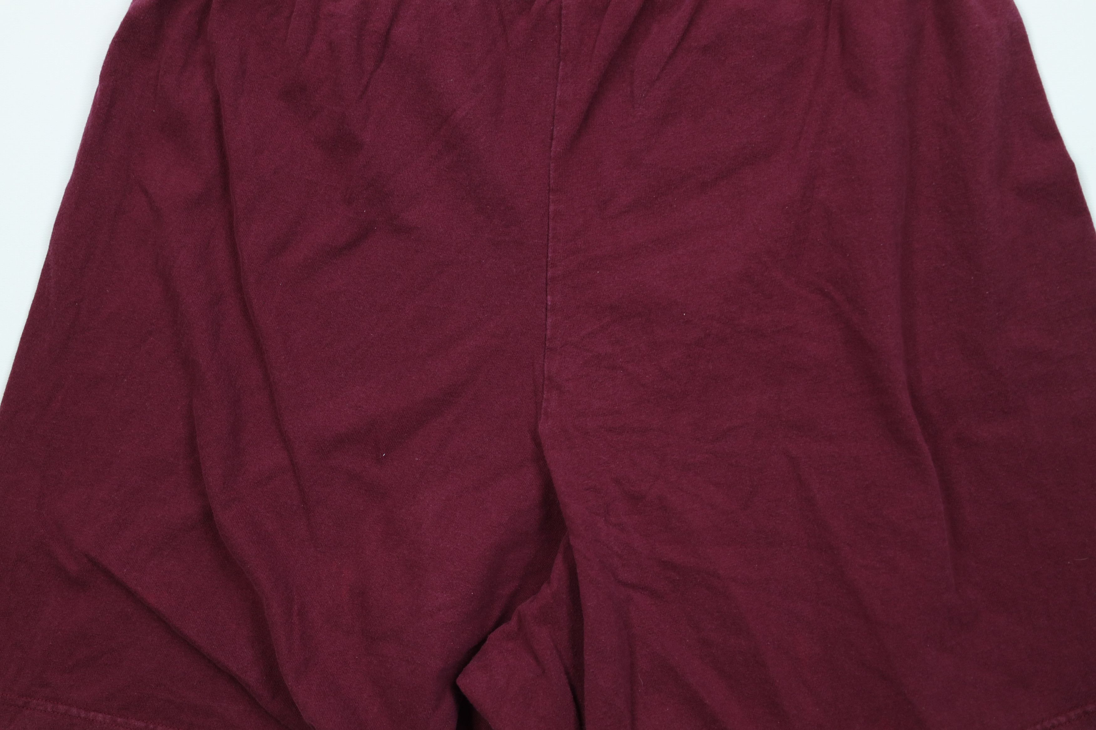 Vintage Vintage 90s Streetwear Blank Above Knee Shorts Cotton Maroon Size US 38 / EU 54 - 9 Thumbnail
