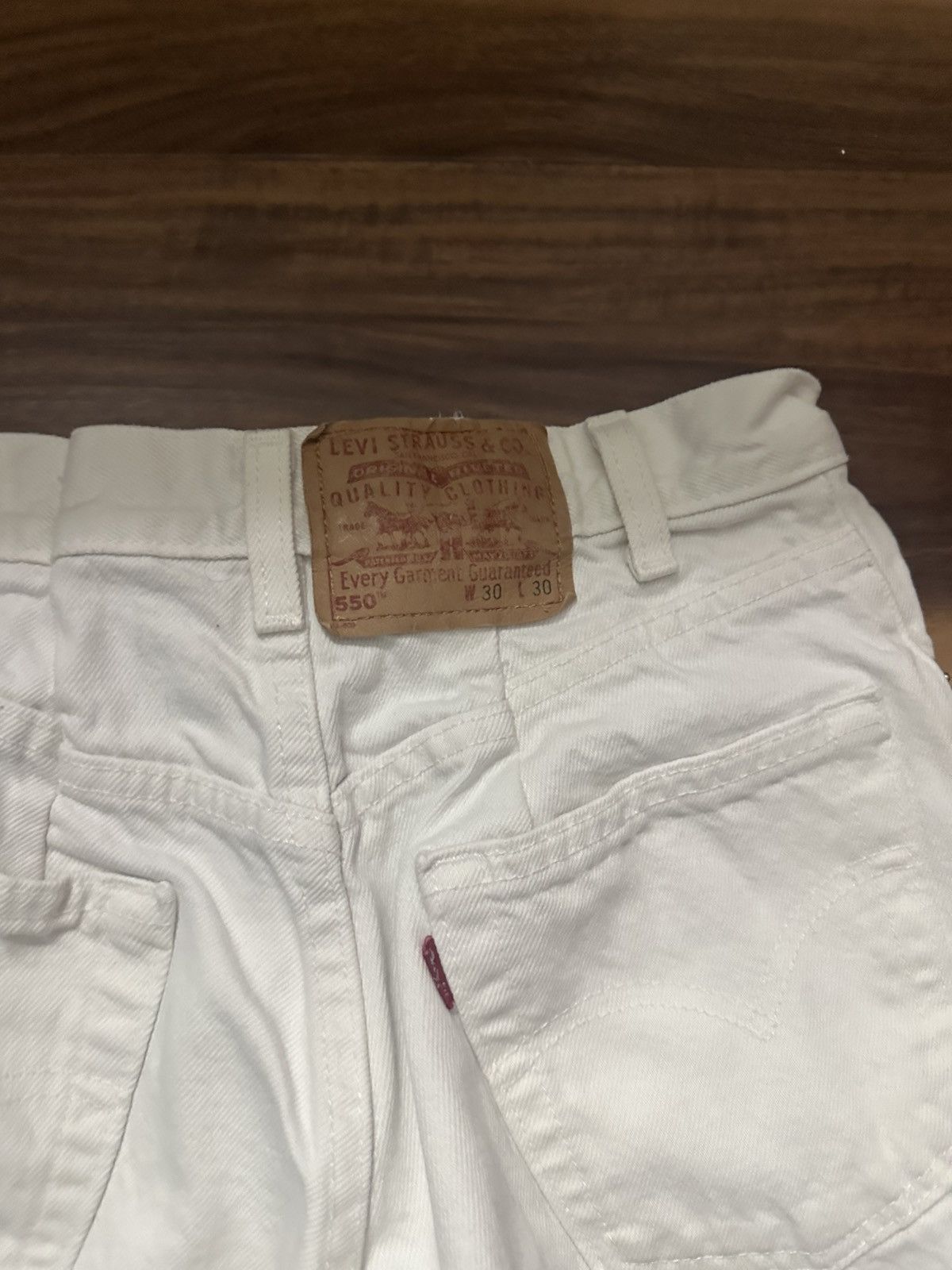 Levi's Vintage Clothing Vintage white relaxed 550 jeans Size US 30 / EU 46 - 3 Thumbnail