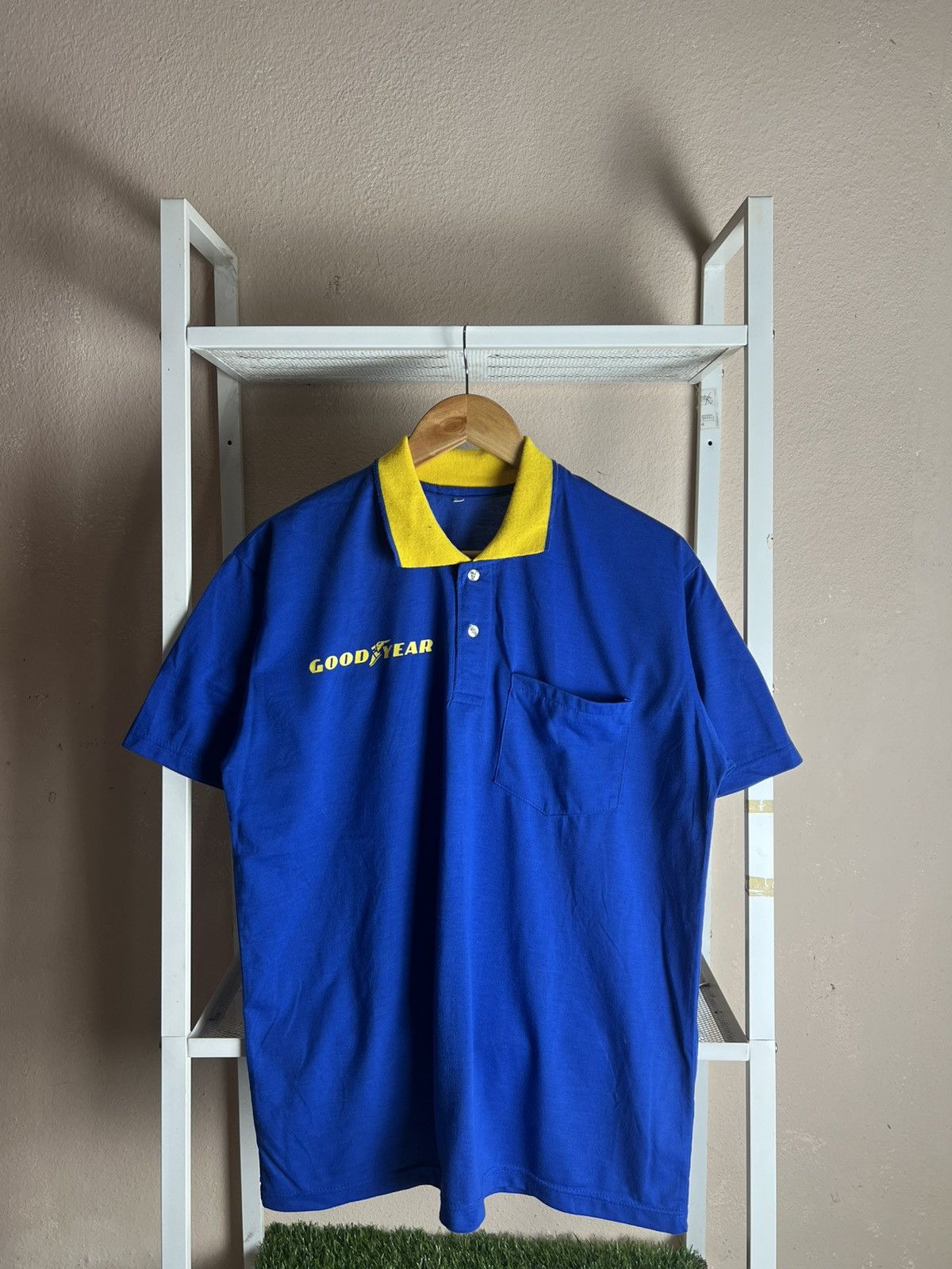 Vintage Good Year Polos Workwear Pockettee