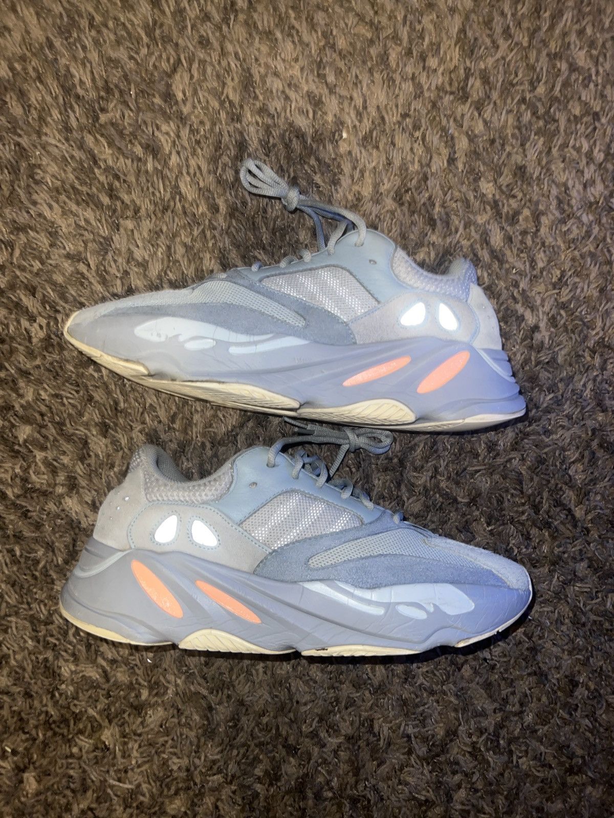image of Yeezy Season Yeezy 700 Inertia Shoes in Blue, Men's (Size 10)