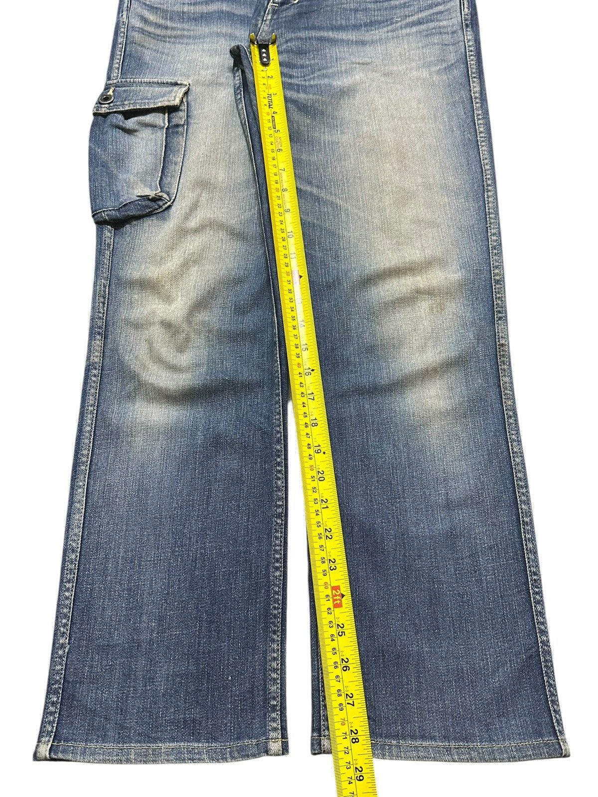 Johnbull Vintage Japan Johnbull Mud Wash Faded Whisker Style Jeans Size US 32 / EU 48 - 14 Thumbnail