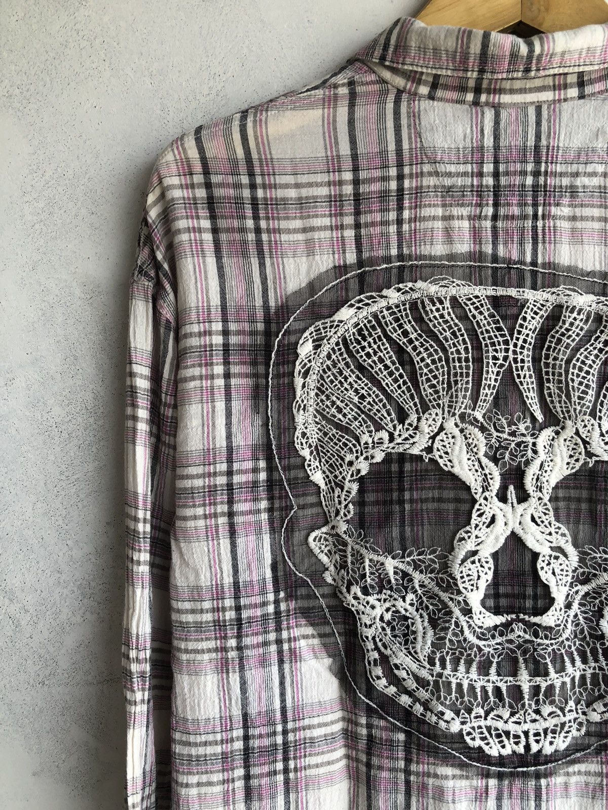 Beauty Beast Gothic Skull Big Logo Button Shirt Japan Punk style Size US S / EU 44-46 / 1 - 4 Thumbnail