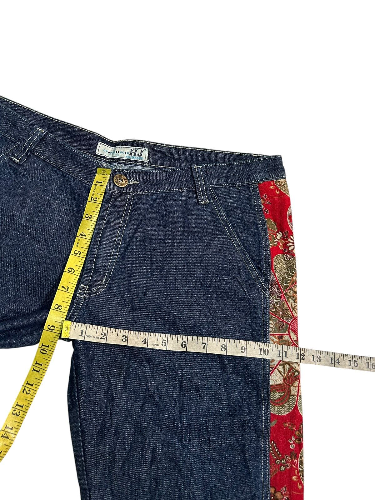 If Six Was Nine × KMRii × Le Grande Bleu (L.G.B.) Flare Japanese Tradisional Style Huo Jing Jeans Denim ☠️☠️ Size US 37 - 12 Thumbnail